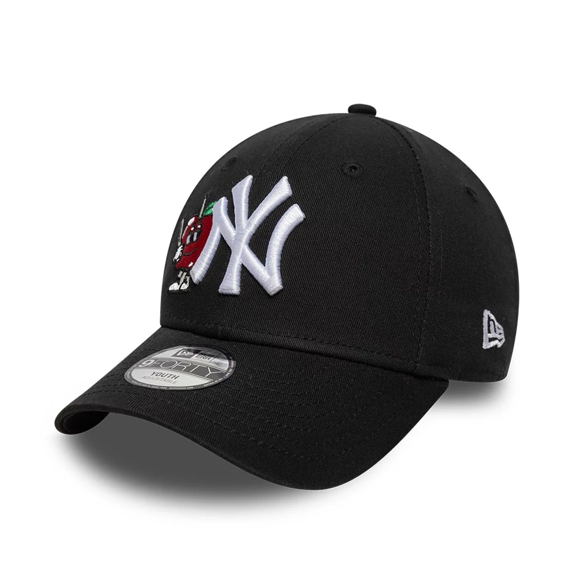 New York Yankees Youth MLB Icon Black 9FORTY Adjustable Cap - Image 3