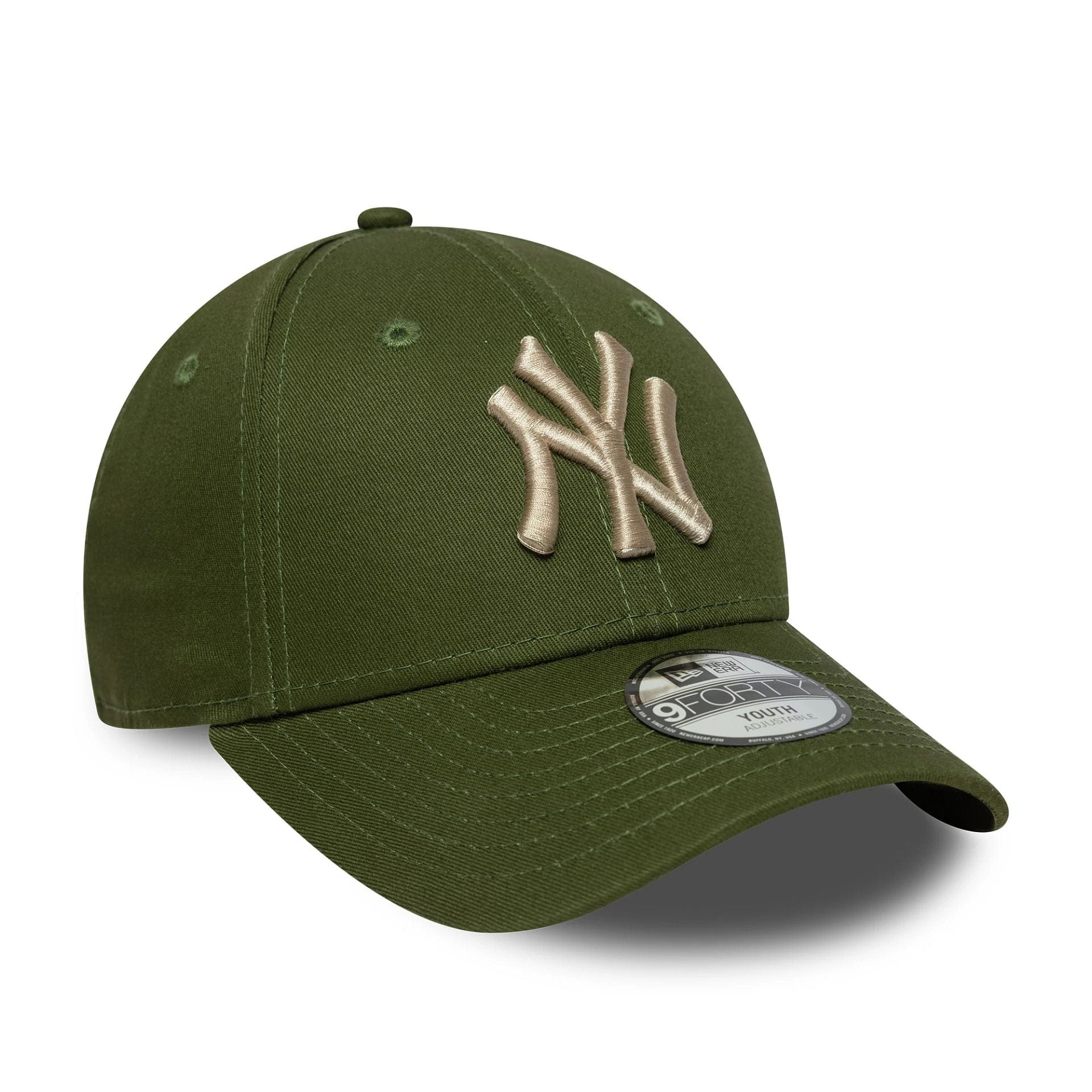 New York Yankees Youth MLB League Essential Dark Green 9FORTY Adjustable Cap - Image 3