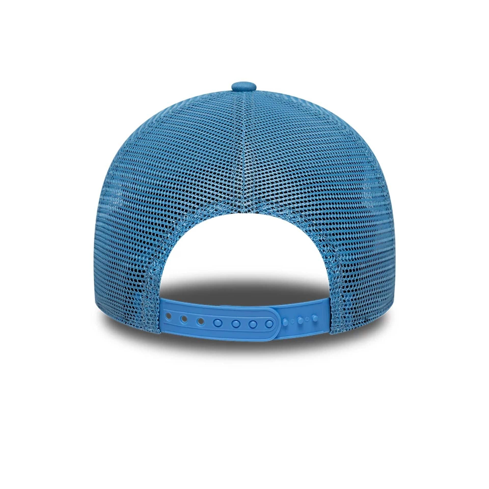 New York Yankees Youth MLB League Essential Pastel Blue 9FORTY A-Frame Trucker Adjustable Cap - Image 4