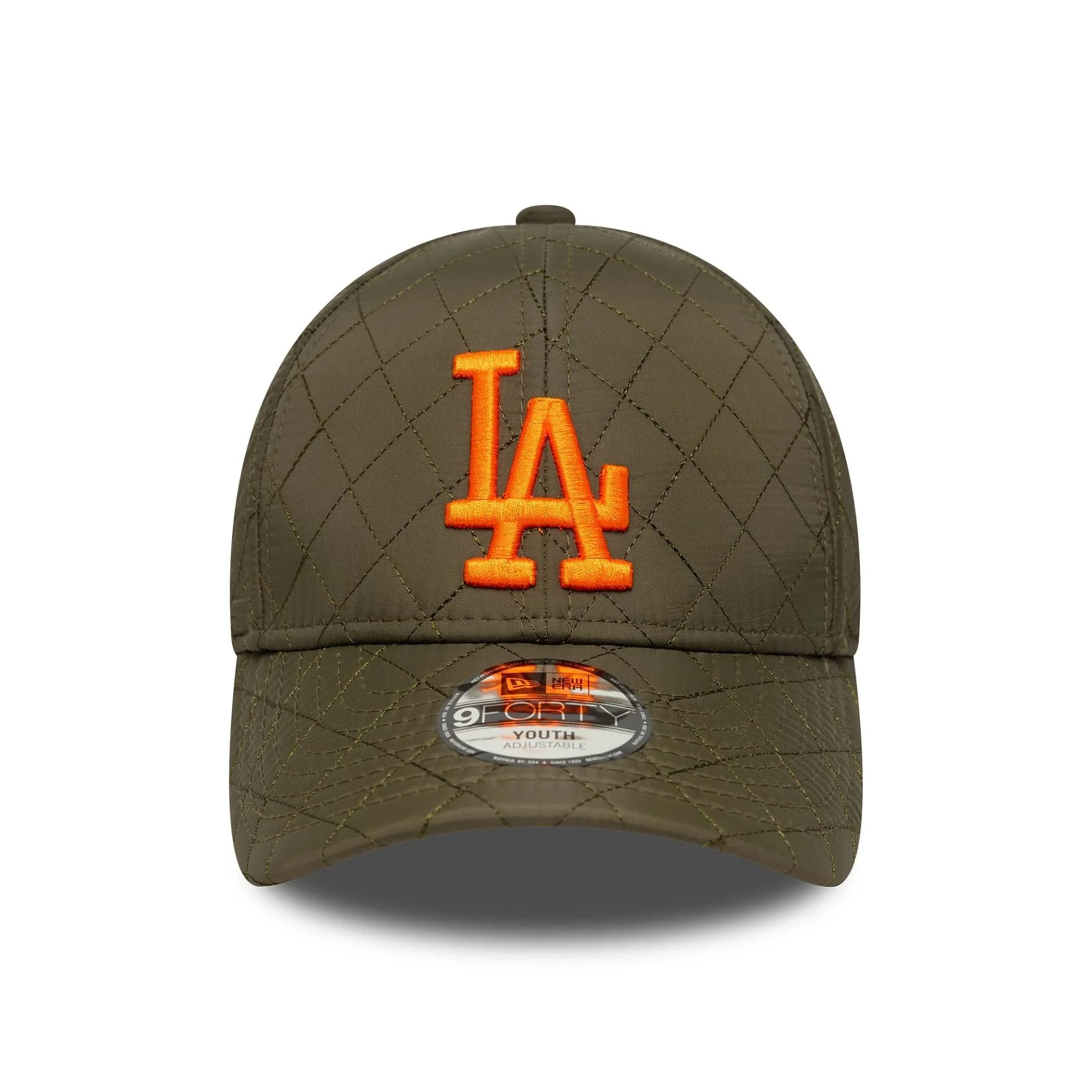 New York Yankees Youth MLB Quilted Dark Green 9FORTY Adjustable Cap - Image 2