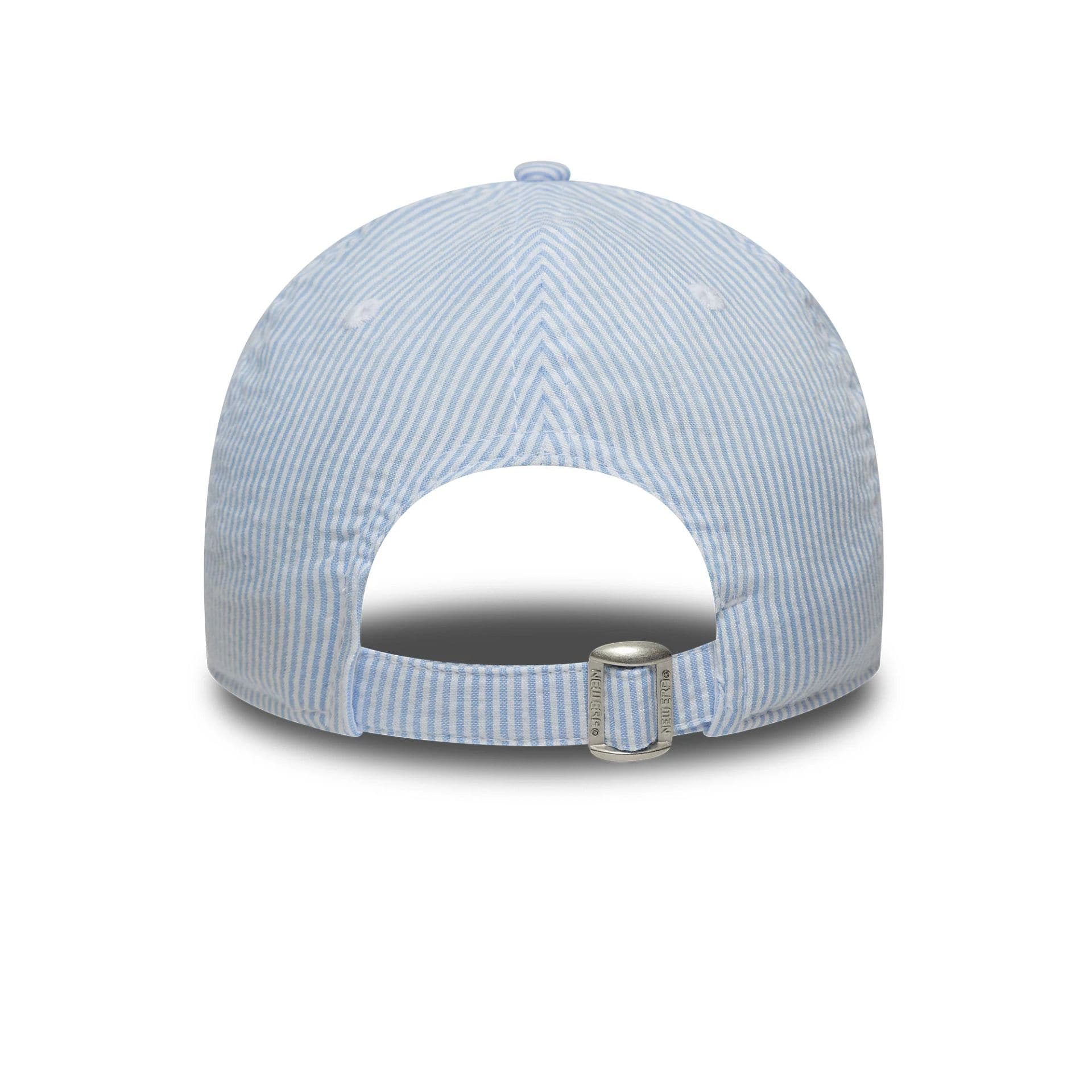New York Yankees Youth MLB Seersucker Pastel Blue 9TWENTY Adjustable Cap - Image 4