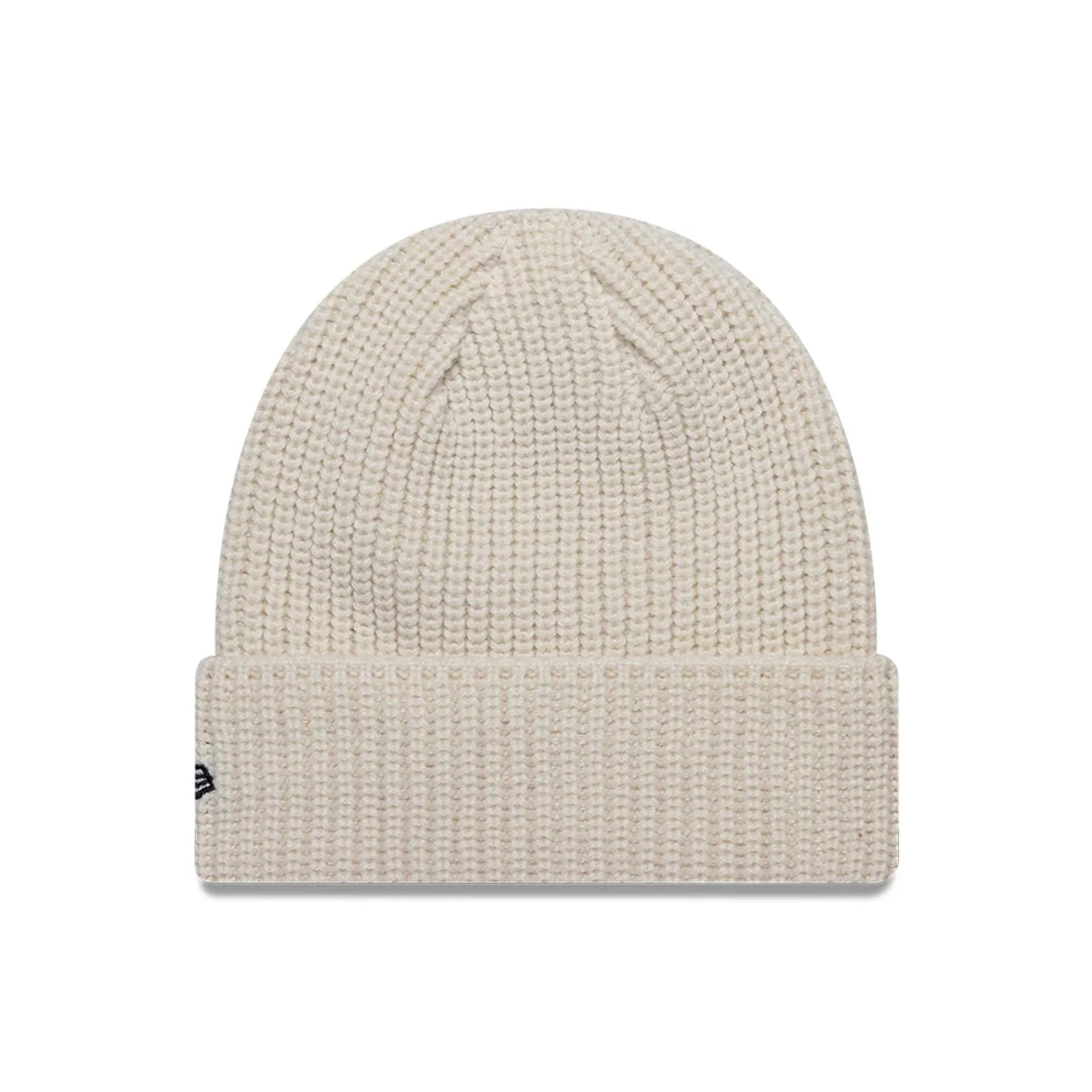 Newcastle United FC Ribbed Light Beige Cuff knit Beanie Hat - Image 2