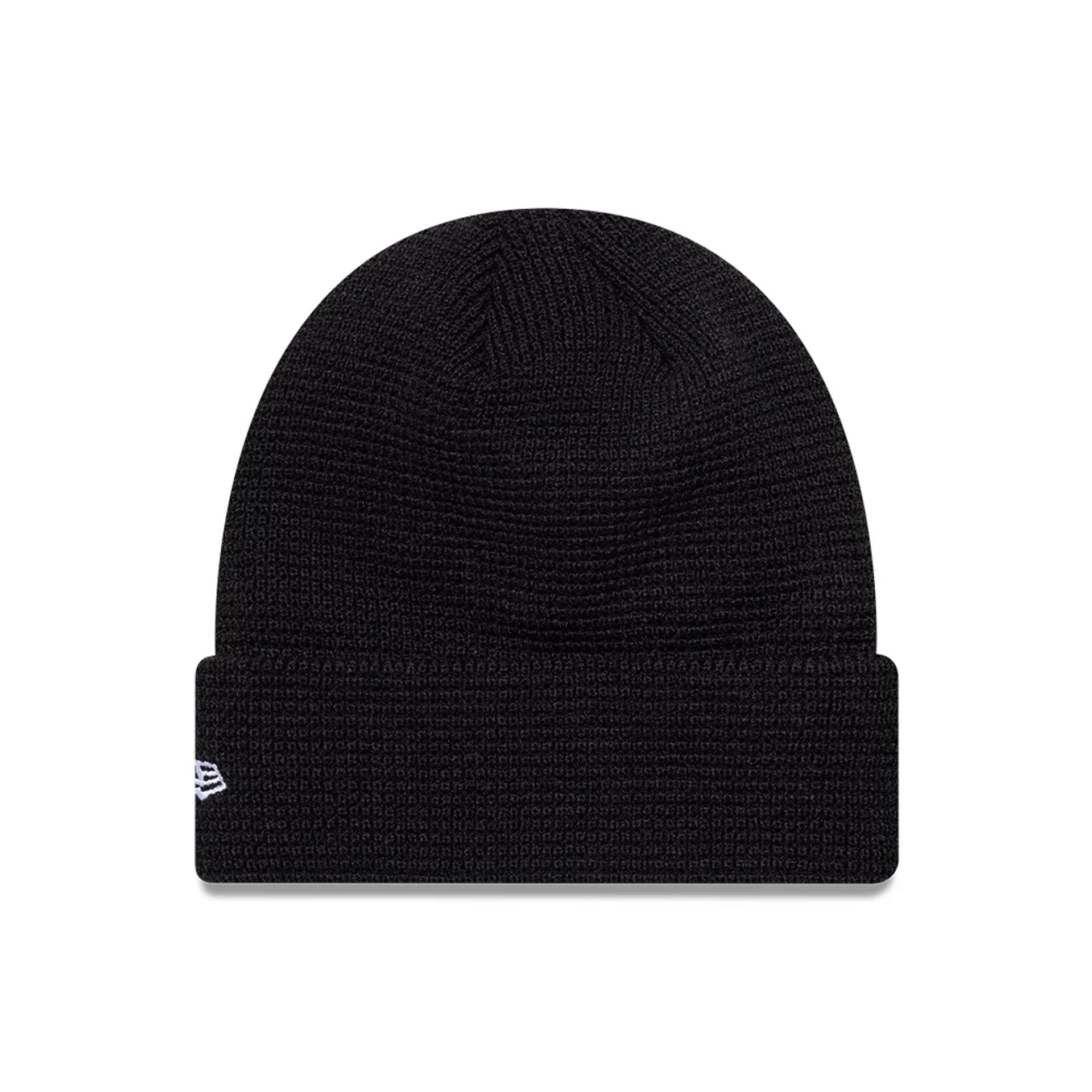 Newcastle United FC Waffle Black Cuff knit Beanie Hat - Image 2