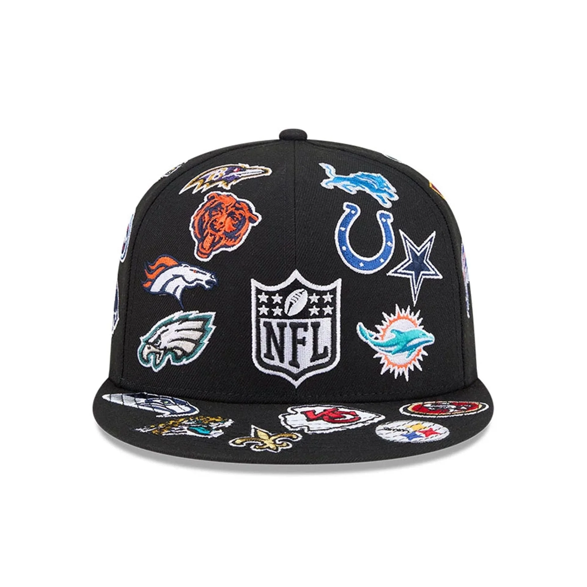 NFL All Over Black 59FIFTY Fitted Cap - Image 3