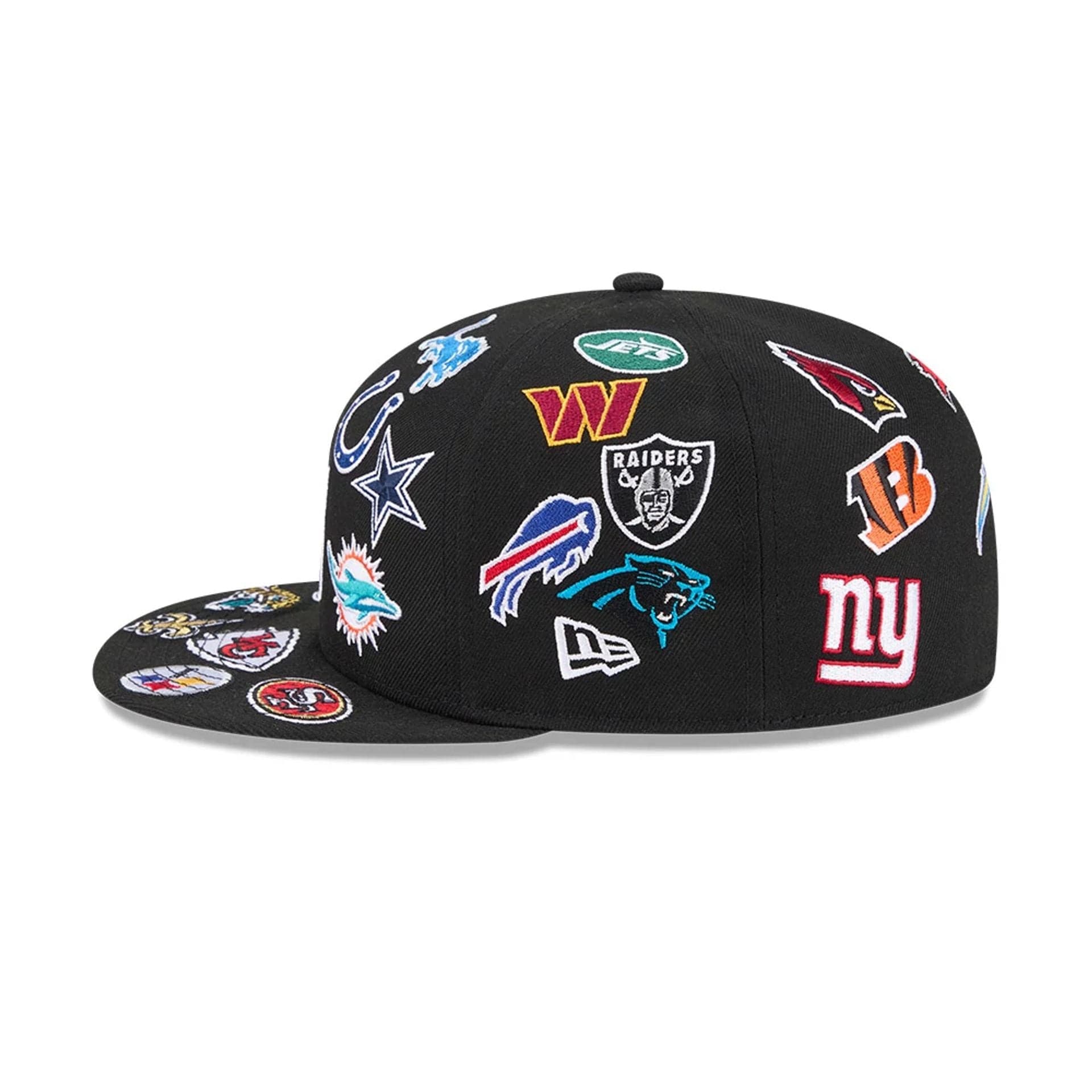 NFL All Over Black 59FIFTY Fitted Cap - Image 5