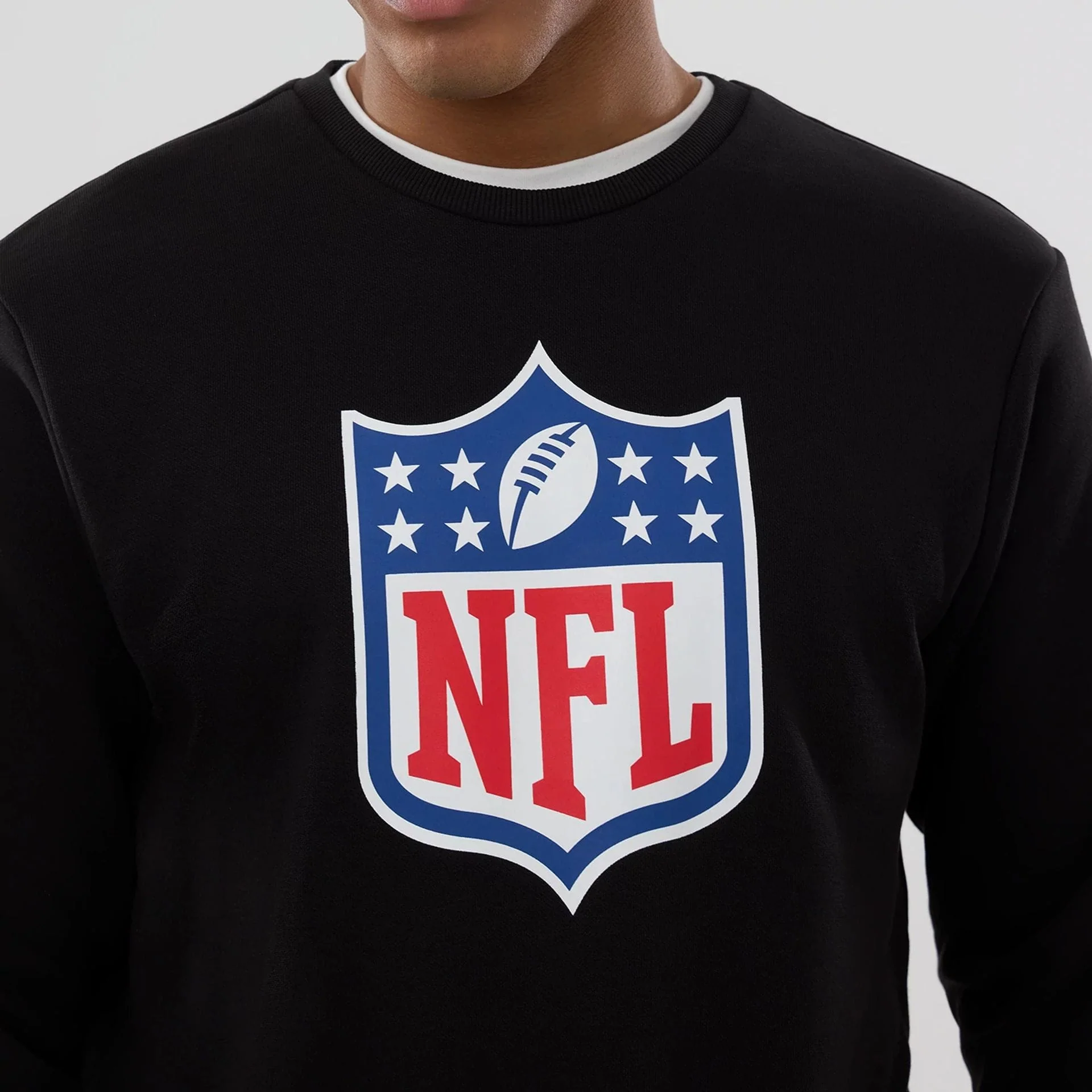 NFL Generic Logo Black Crew Neck Sweater - Image 3