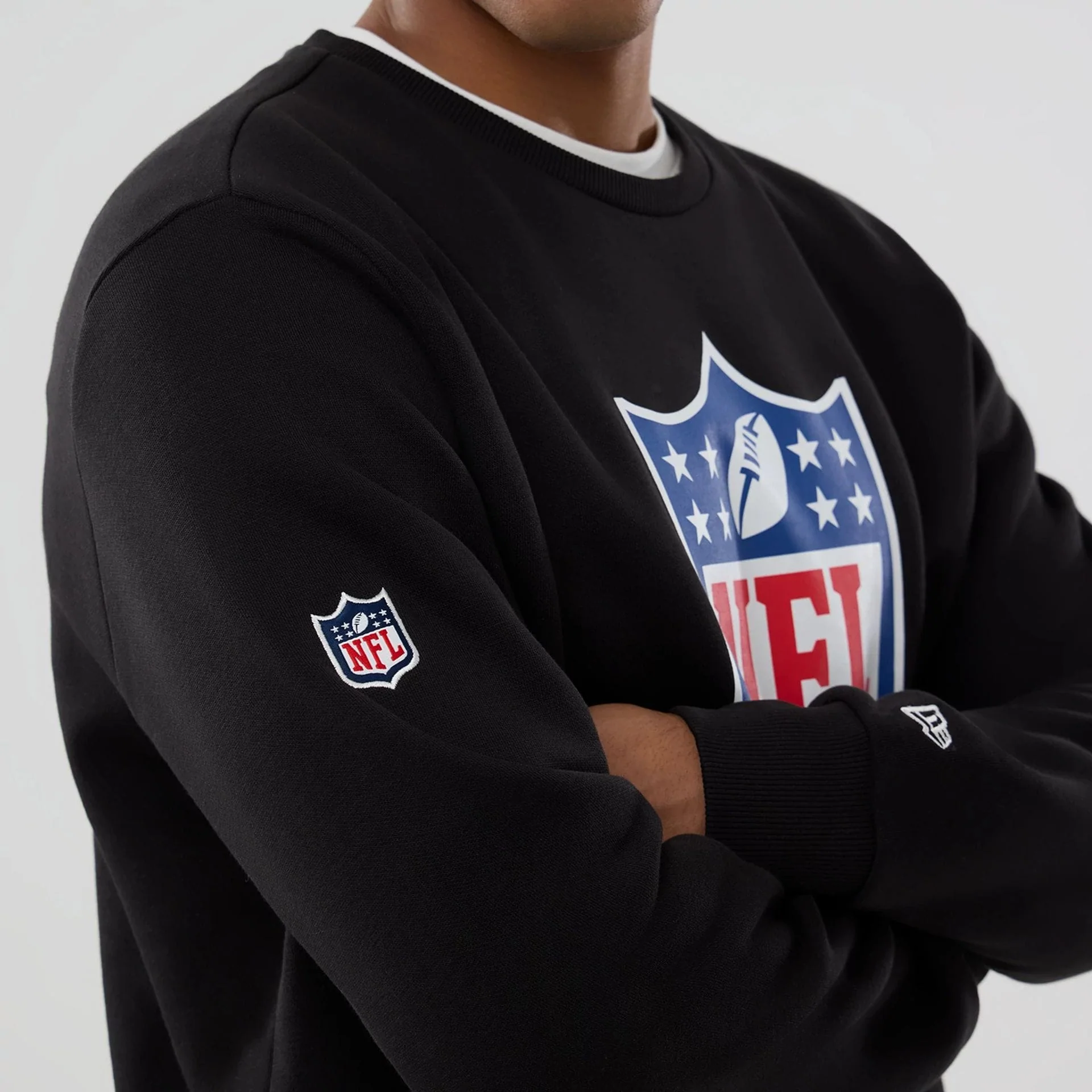 NFL Generic Logo Black Crew Neck Sweater - Image 7