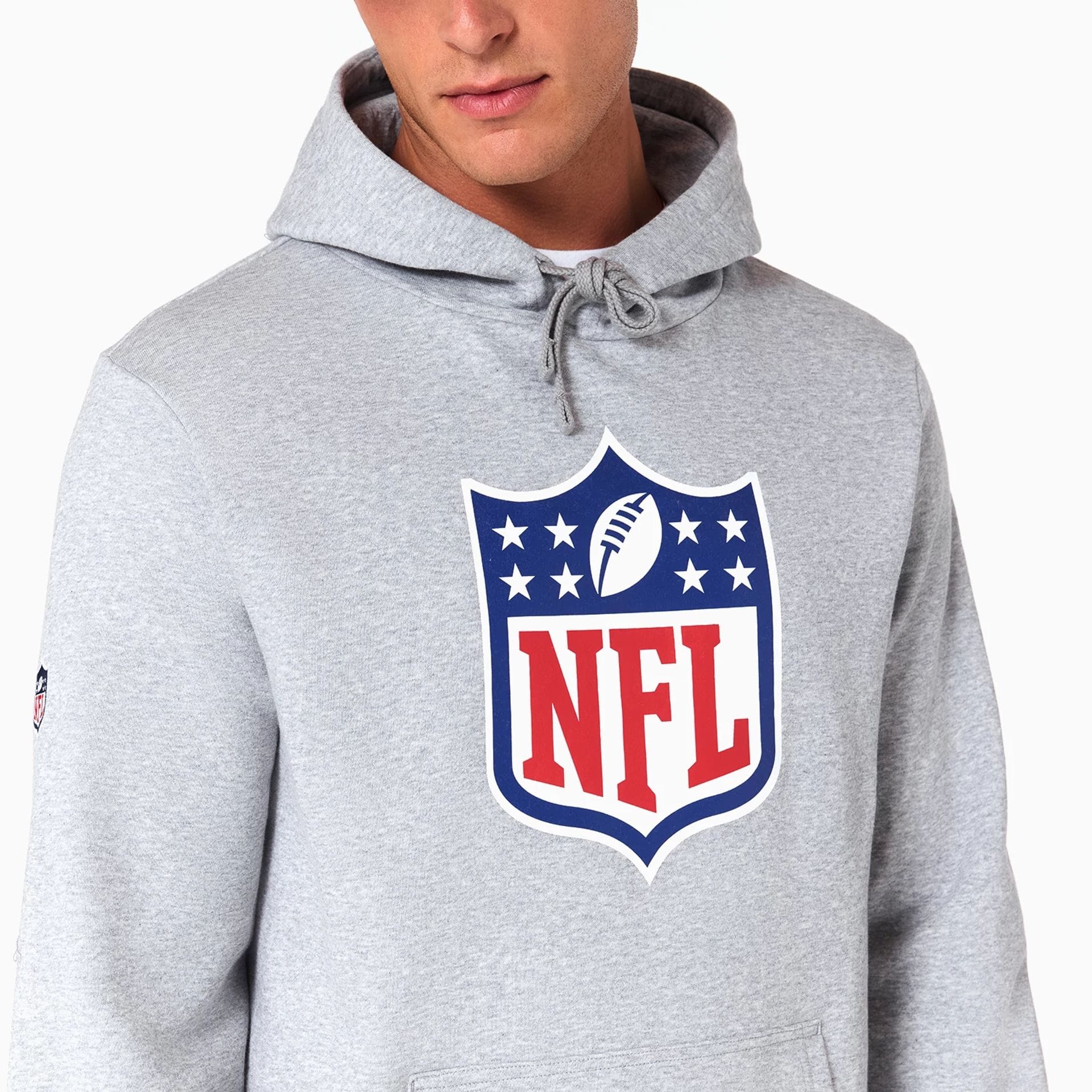 NFL Shield Logo NFL Grey Pullover Hoodie - Image 4