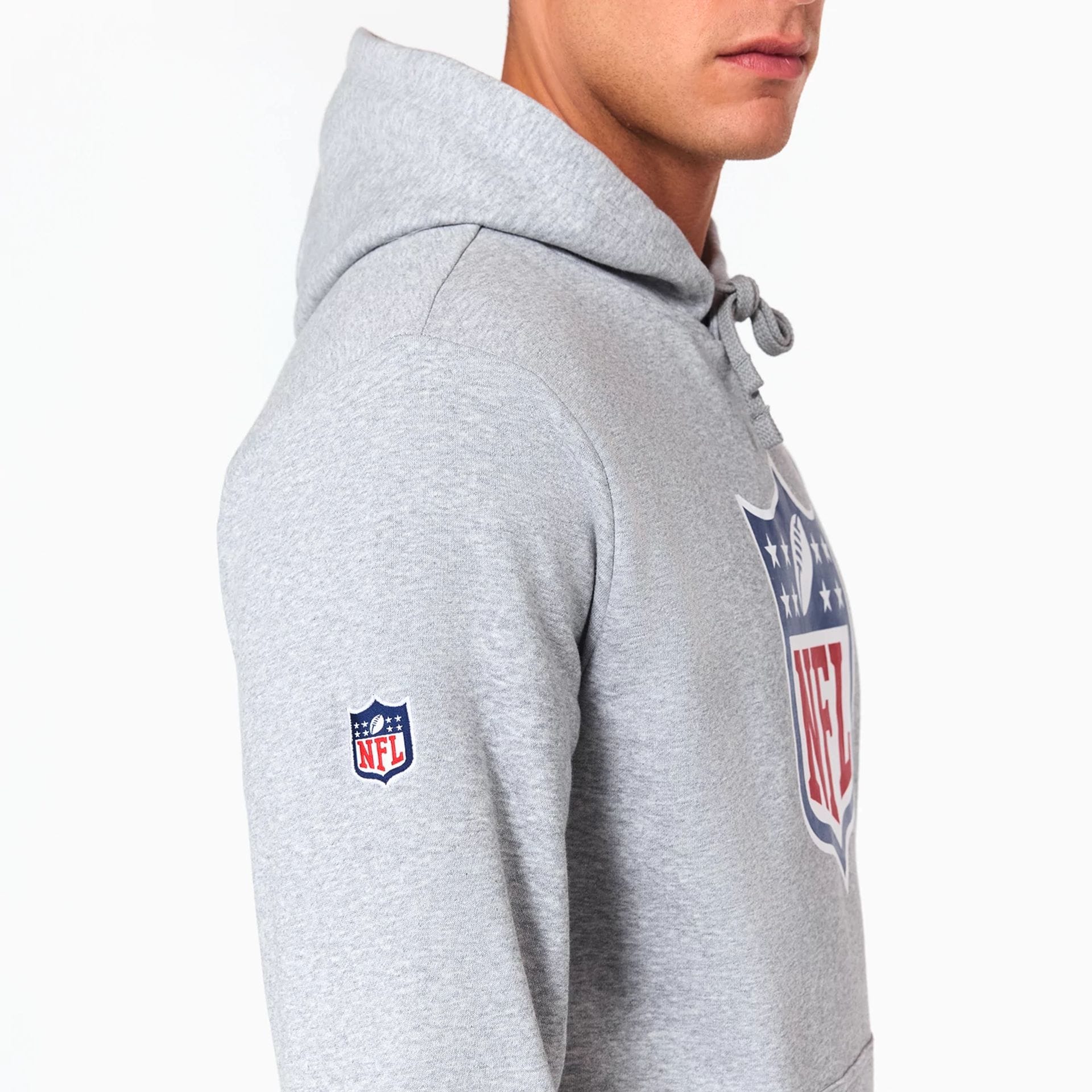 NFL Shield Logo NFL Grey Pullover Hoodie - Image 6