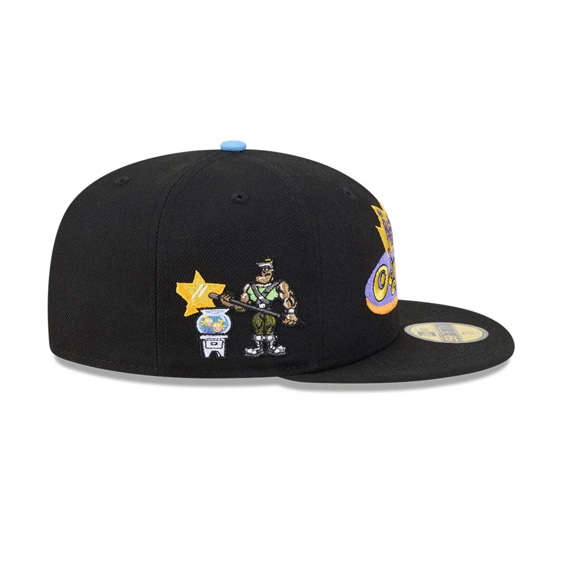 Nickelodeon Fairly Oddparents Jorgen Von Strangle Black 59FIFTY Fitted Cap - Image 5