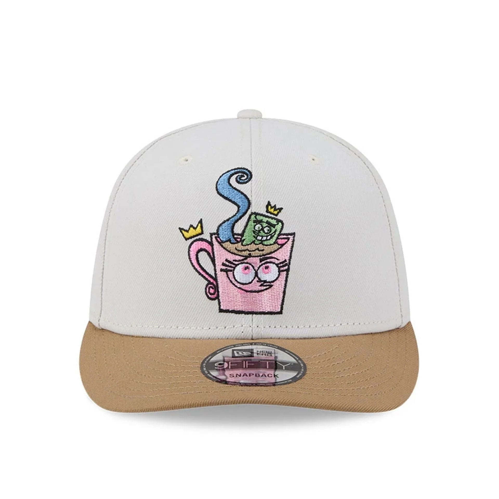 Nickelodeon Fairly Oddparents Light Beige 9FIFTY Snapback Adjustable Cap - Image 3