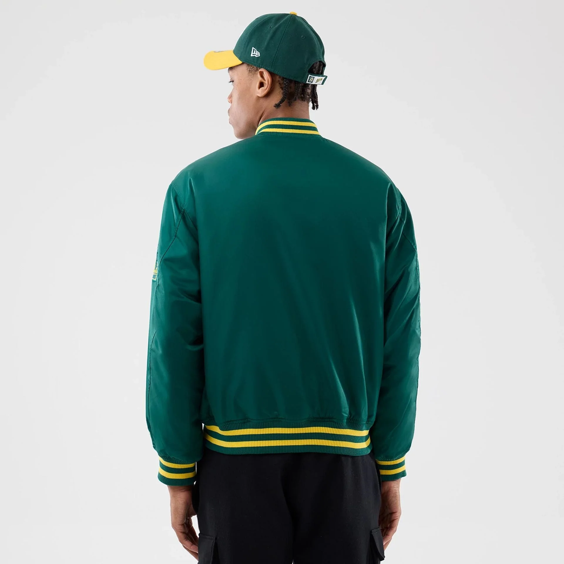 Oakland Athletics MLB Authentic Green Stadium Jacket - Image 2
