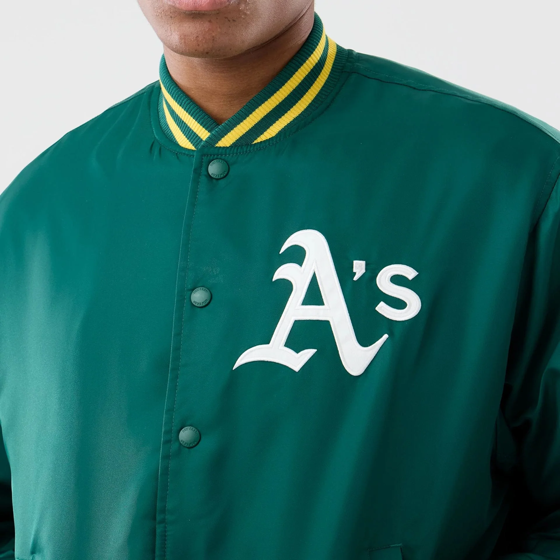 Oakland Athletics MLB Authentic Green Stadium Jacket - Image 6