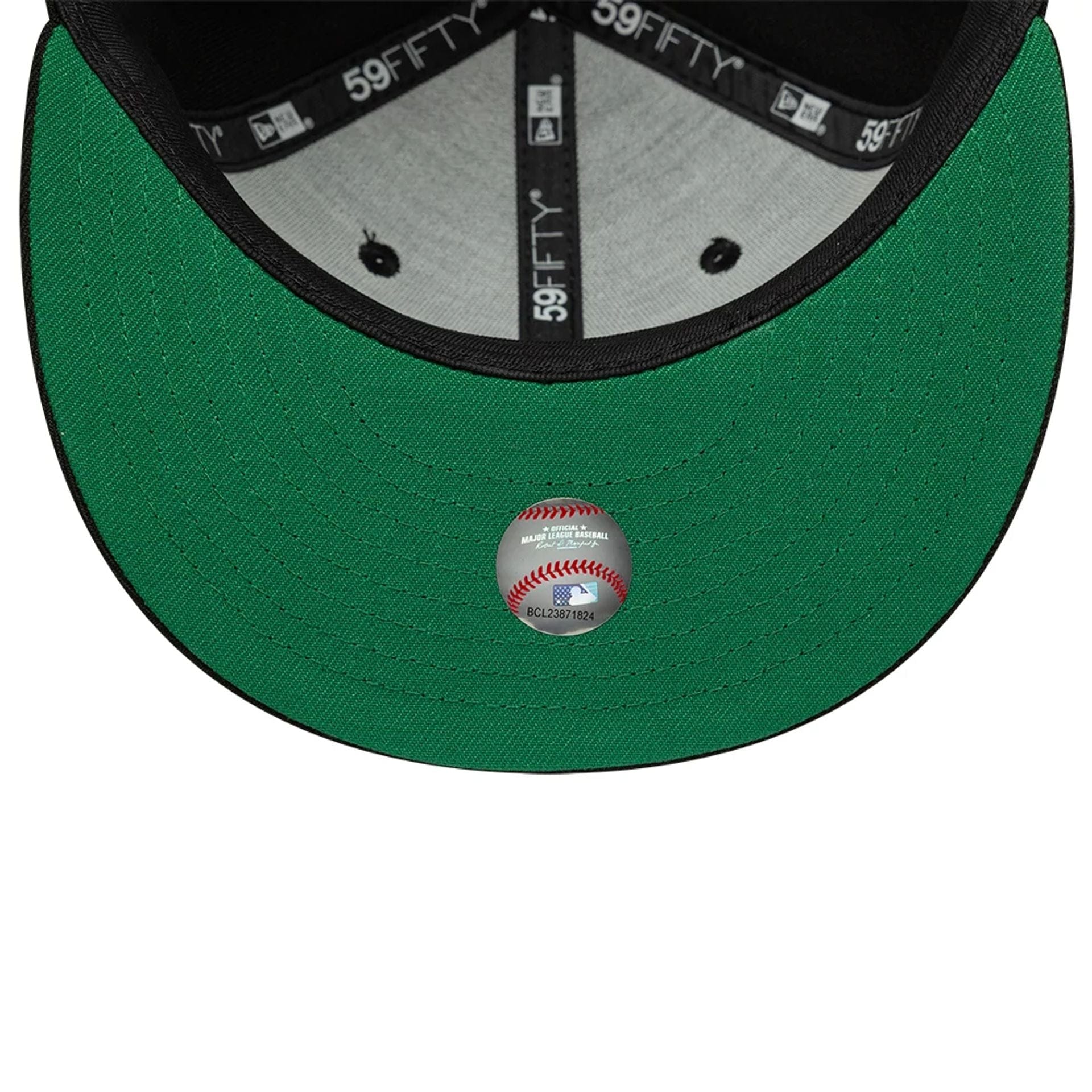 Oakland Athletics MLB Black 59FIFTY Fitted Cap - Image 2