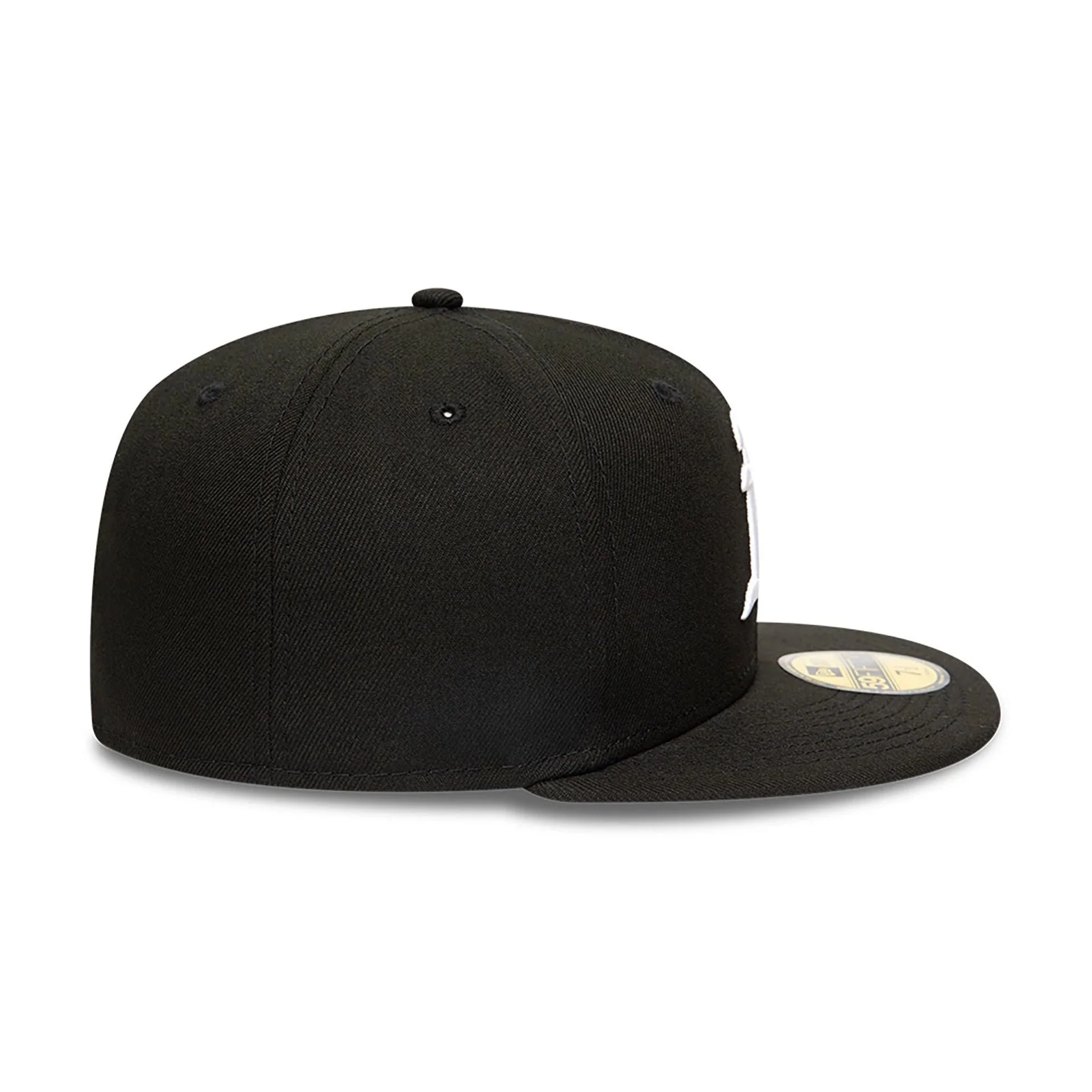 Oakland Athletics MLB Black and White 59FIFTY Fitted Cap - Image 7