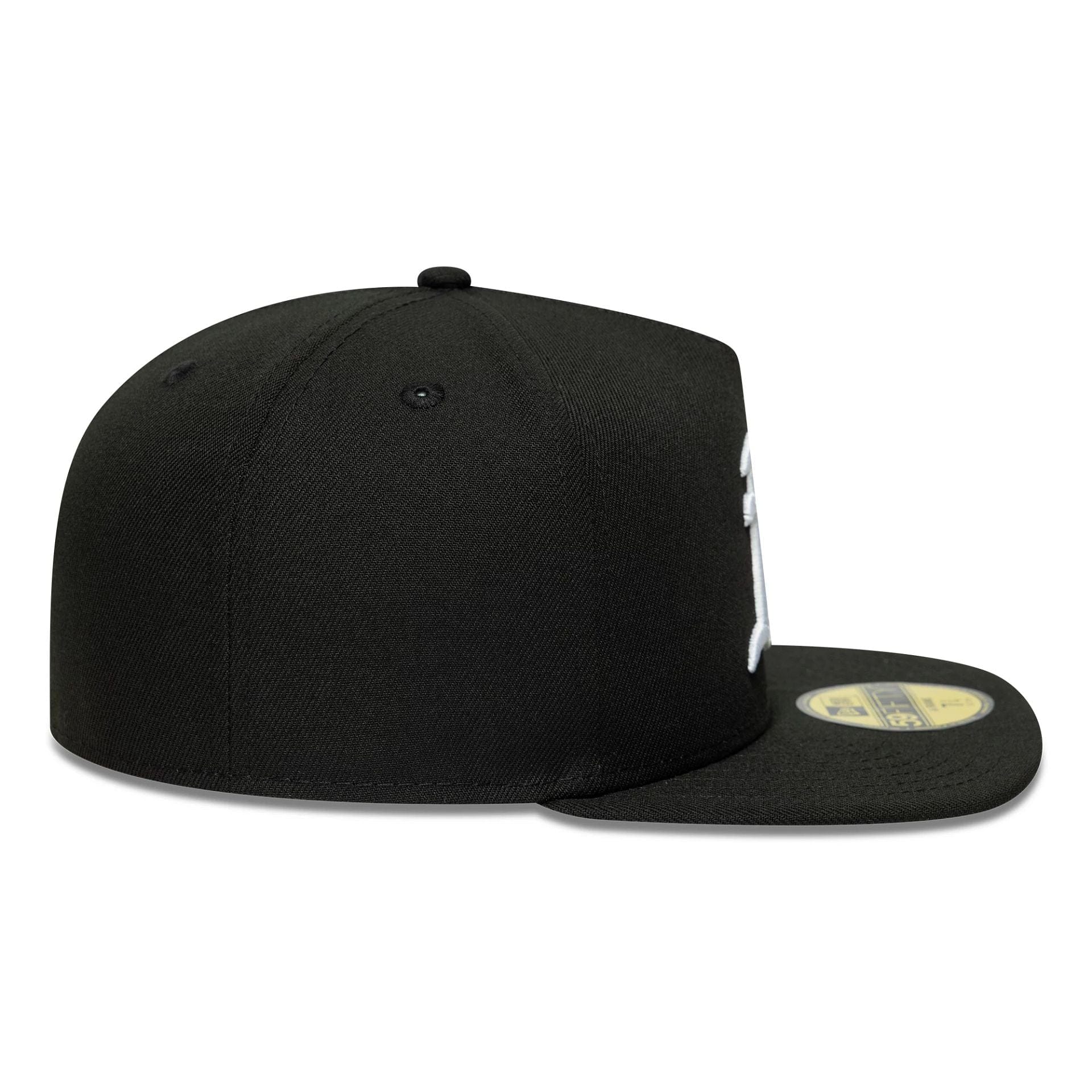Oakland Athletics MLB Flat Black 59FIFTY A-Frame Fitted Cap - Image 6