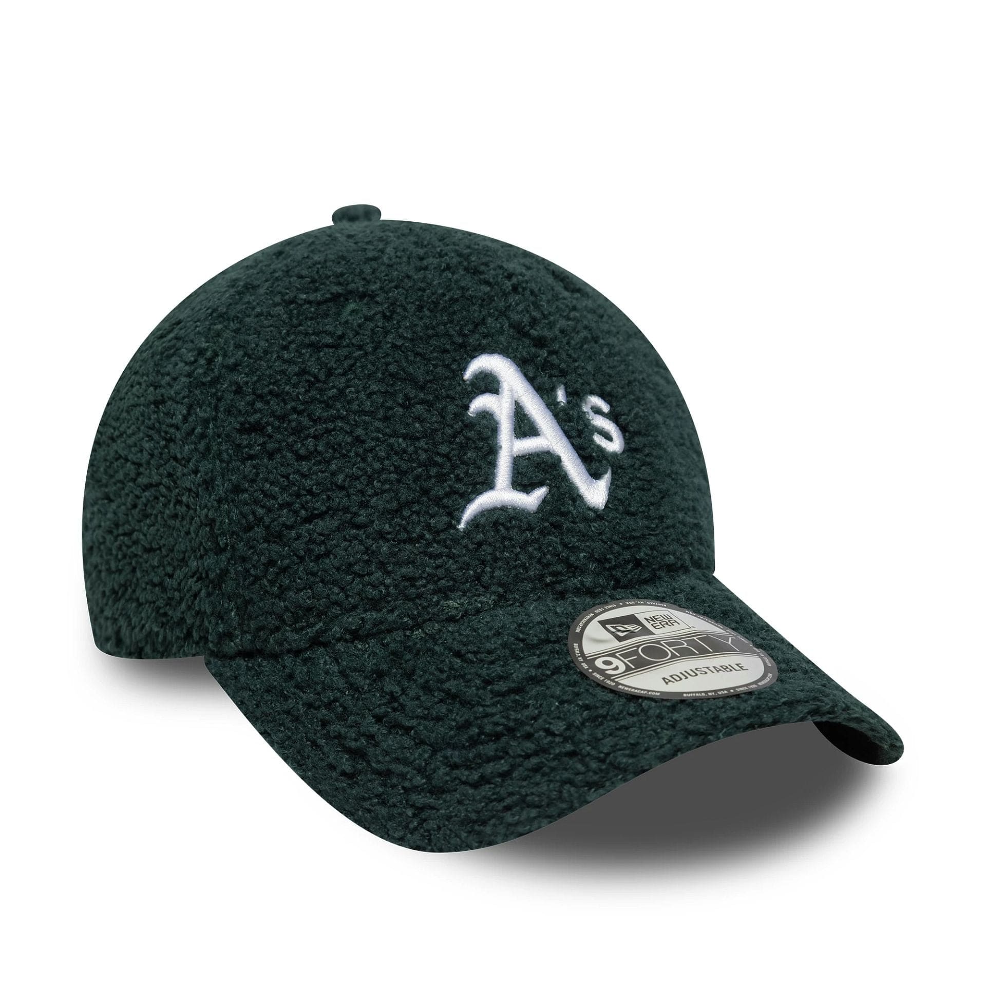Oakland Athletics MLB Winter Borg Dark Green 9FORTY Adjustable Cap - Image 3