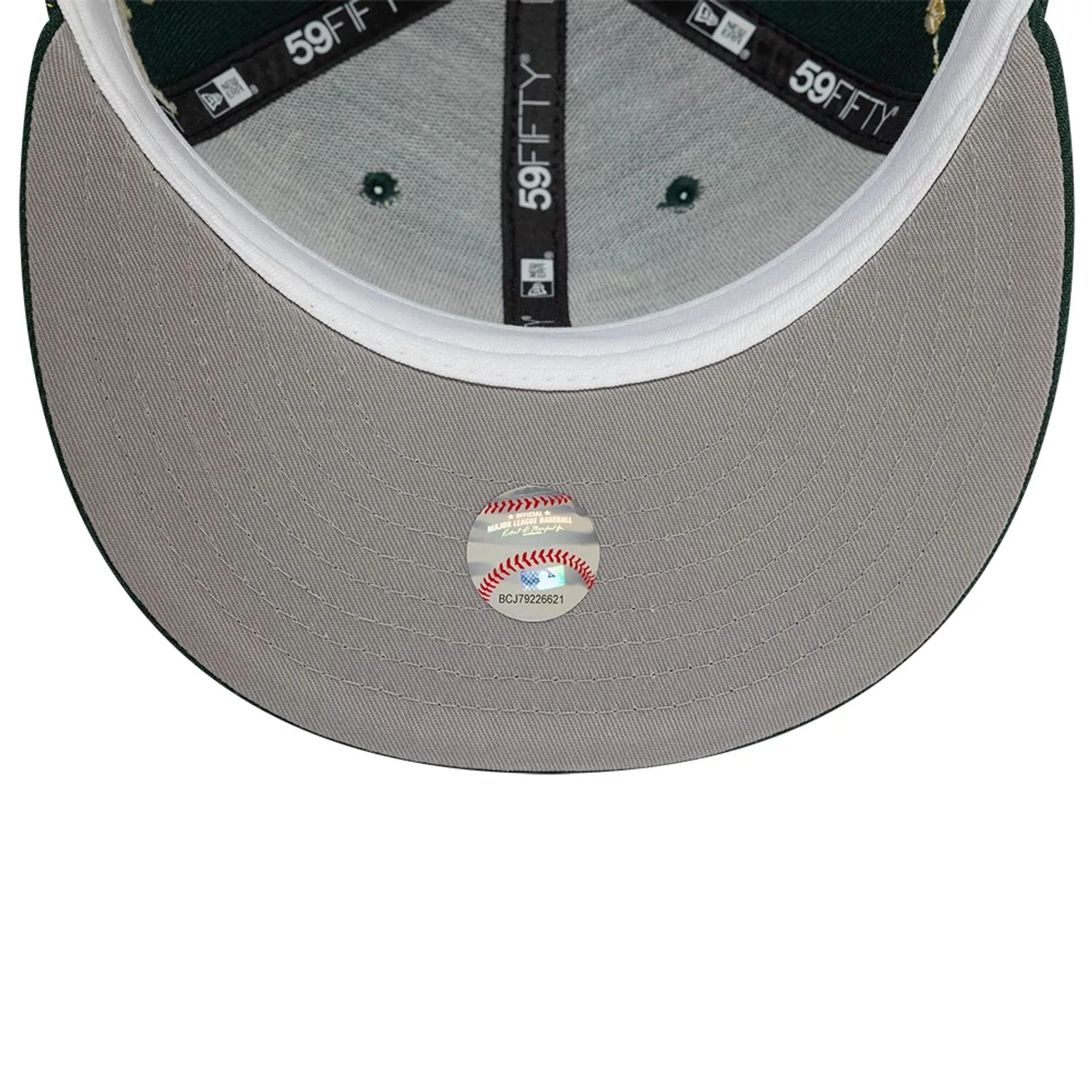 Oakland Athletics MLB Zodiac Dark Green 59FIFTY Fitted Cap - Image 2