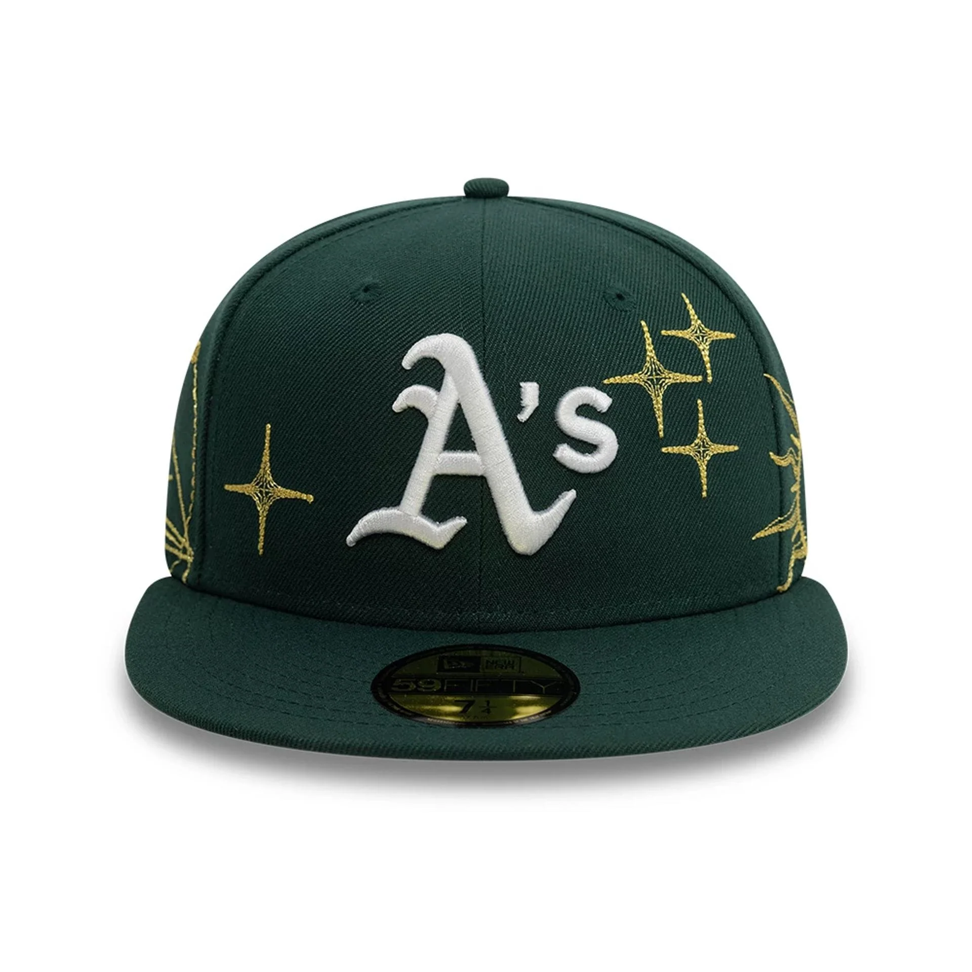 Oakland Athletics MLB Zodiac Dark Green 59FIFTY Fitted Cap - Image 3
