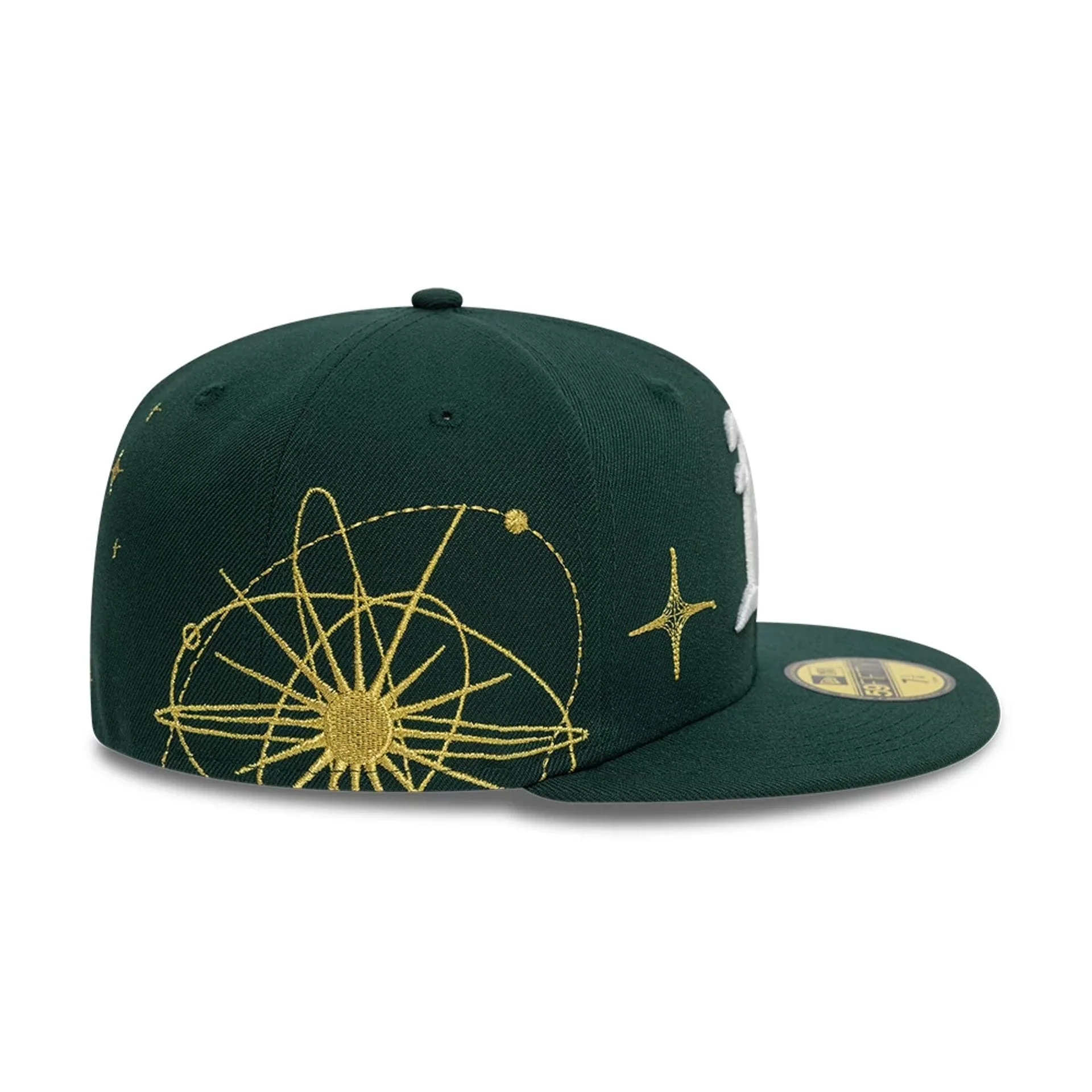 Oakland Athletics MLB Zodiac Dark Green 59FIFTY Fitted Cap - Image 6