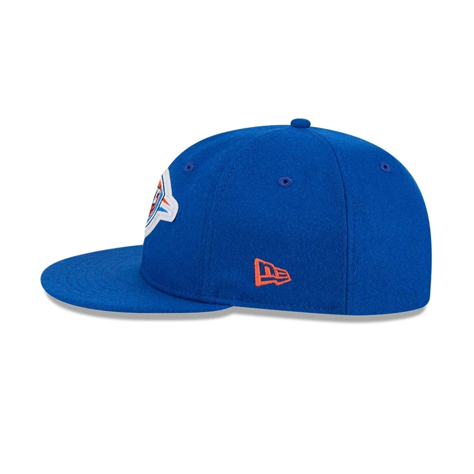Oklahoma City Thunder NBA Chenille Woven Blue Retro Crown 9FIFTY Cap - Image 7