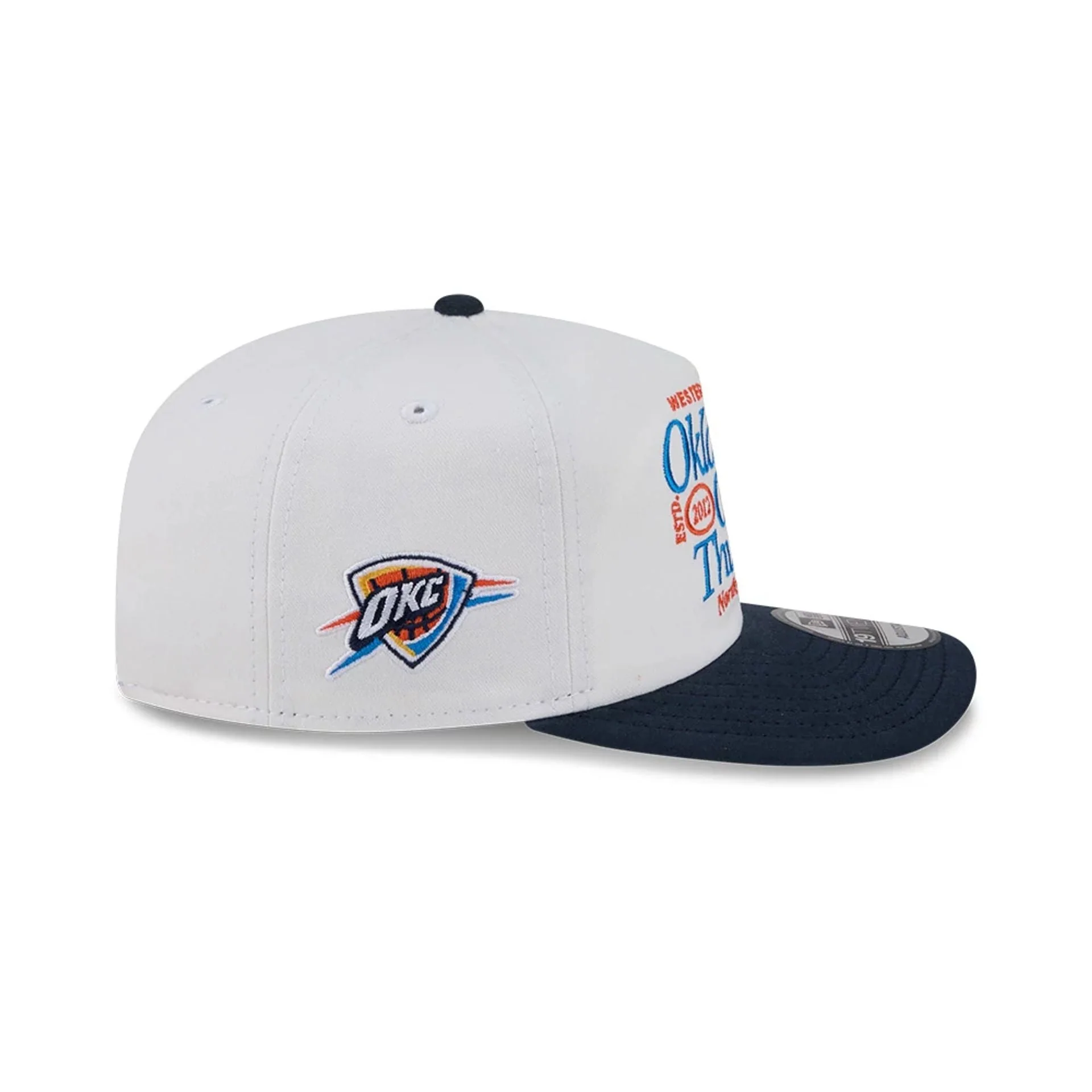 Oklahoma City Thunder NBA Conference White 19TWENTY Adjustable Cap - Image 7