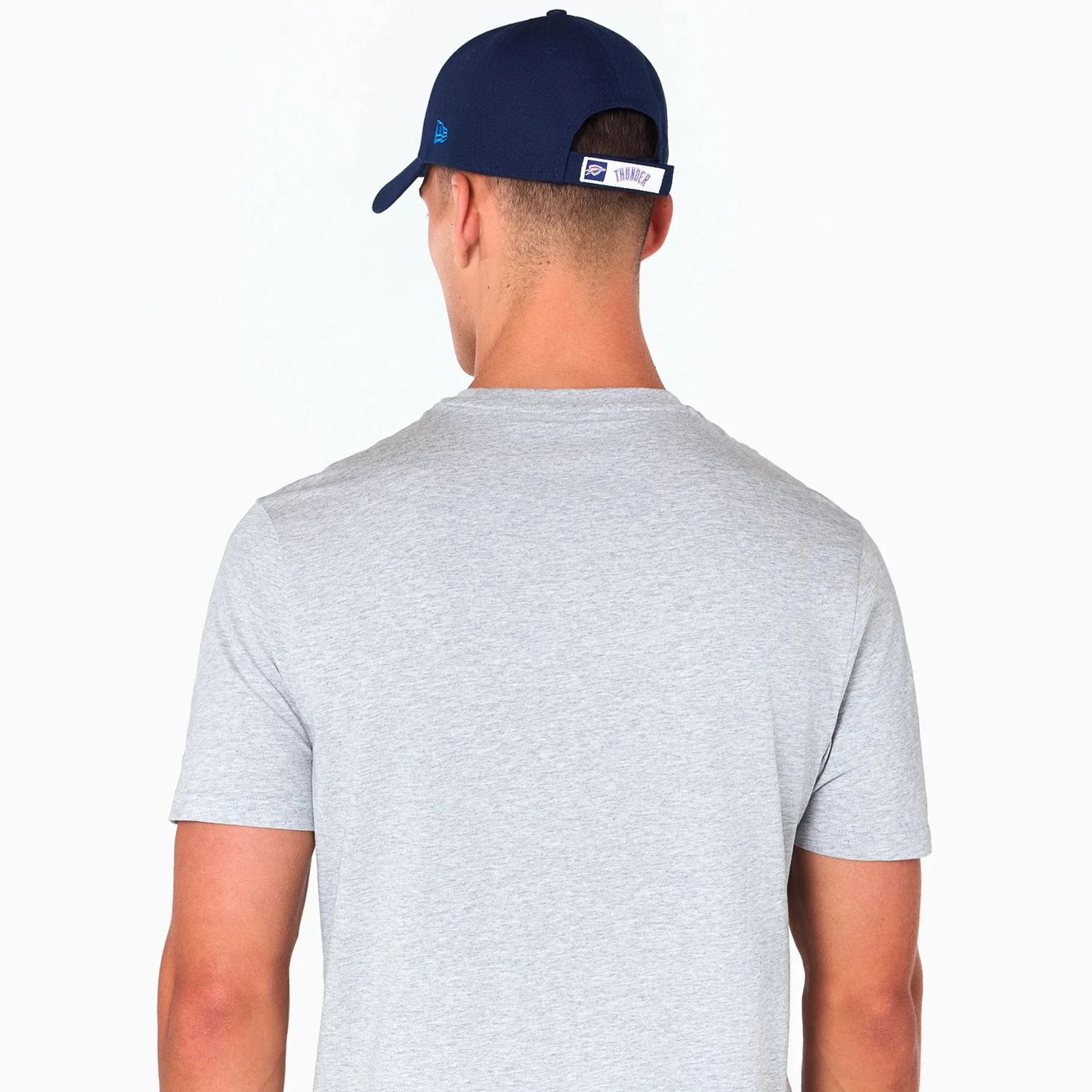 Oklahoma City Thunder NBA Grey T-Shirt - Image 6