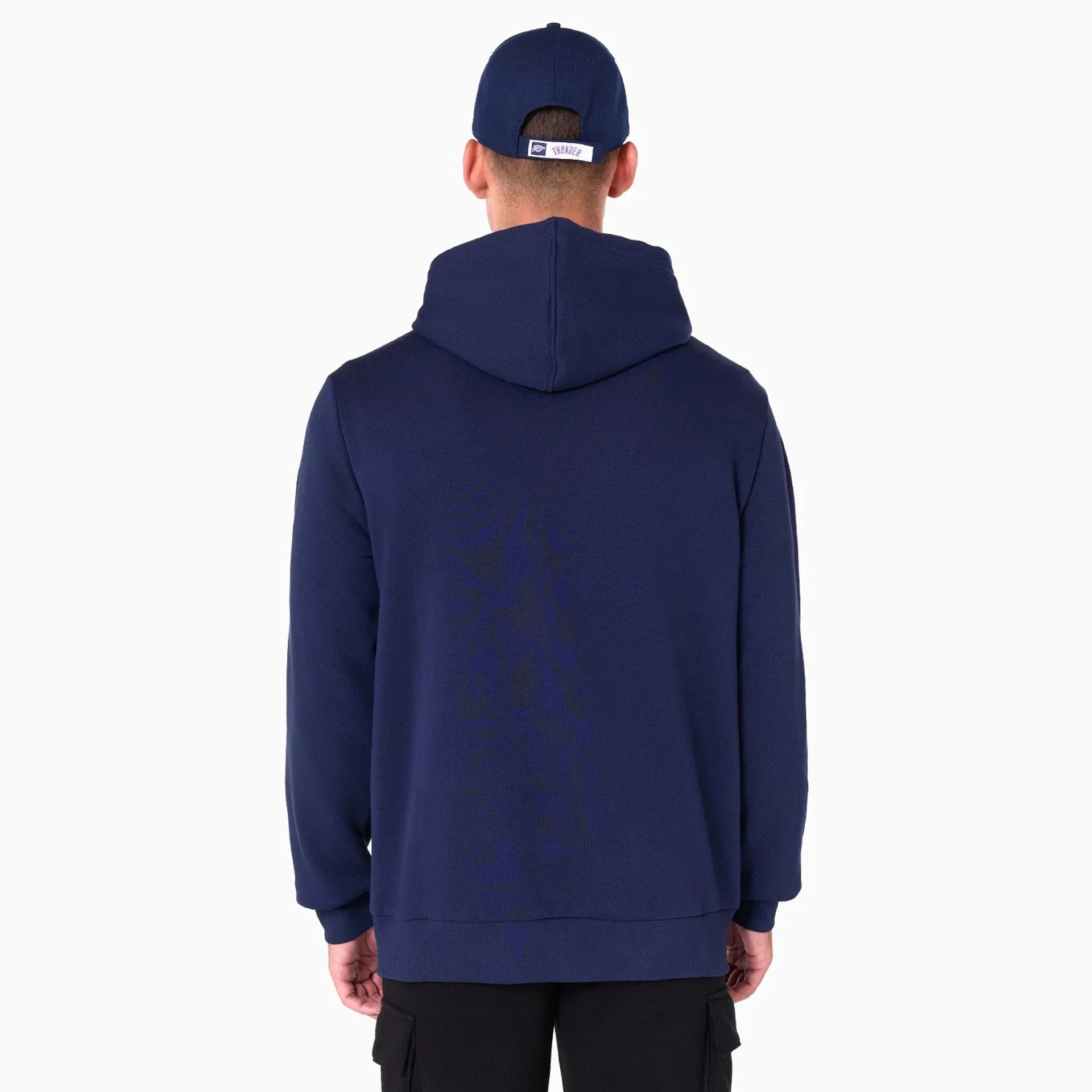 Oklahoma City Thunder NBA Navy Pullover Hoodie - Image 7