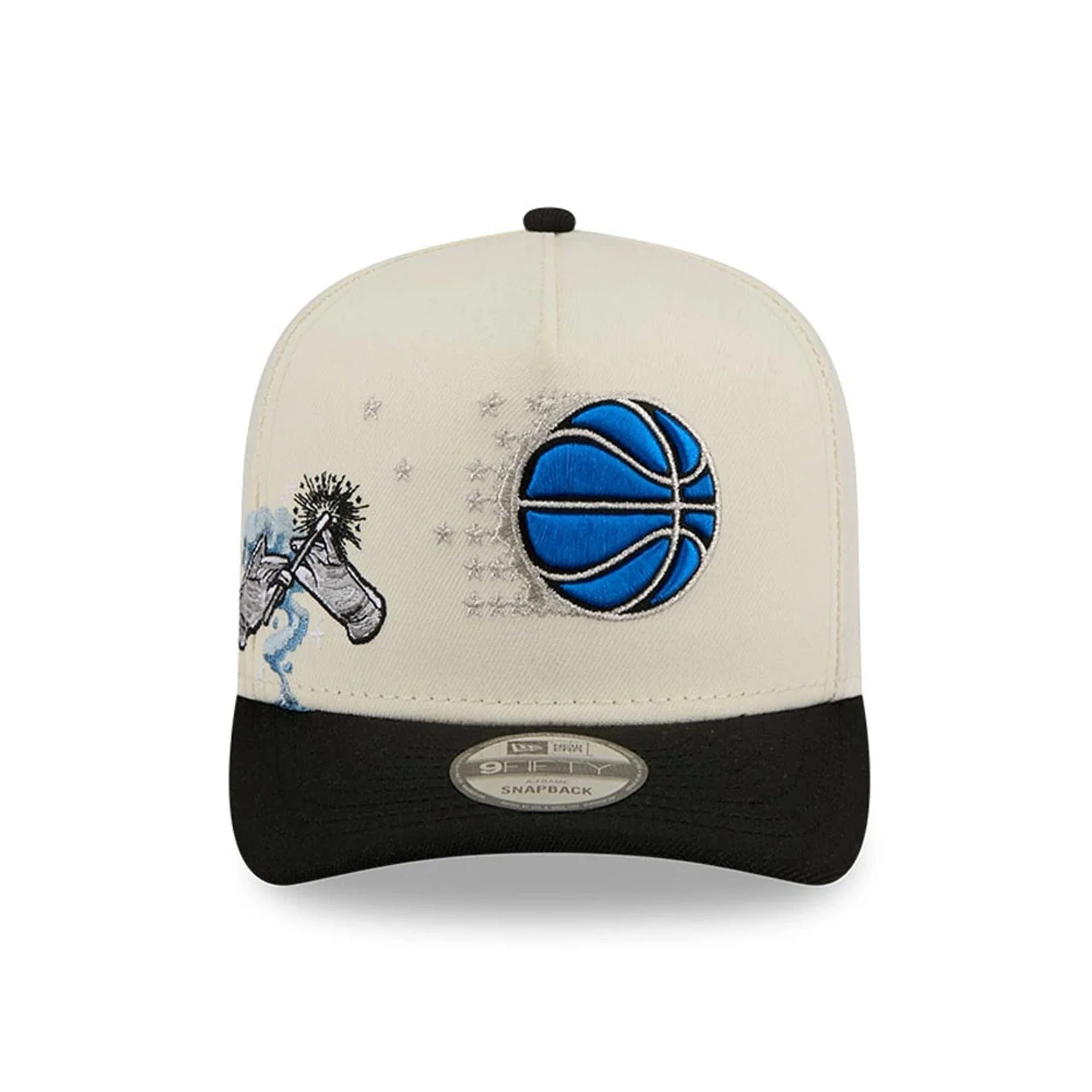 Orlando Magic NBA Black 9FIFTY A-Frame Snapback Adjustable Cap - Image 3