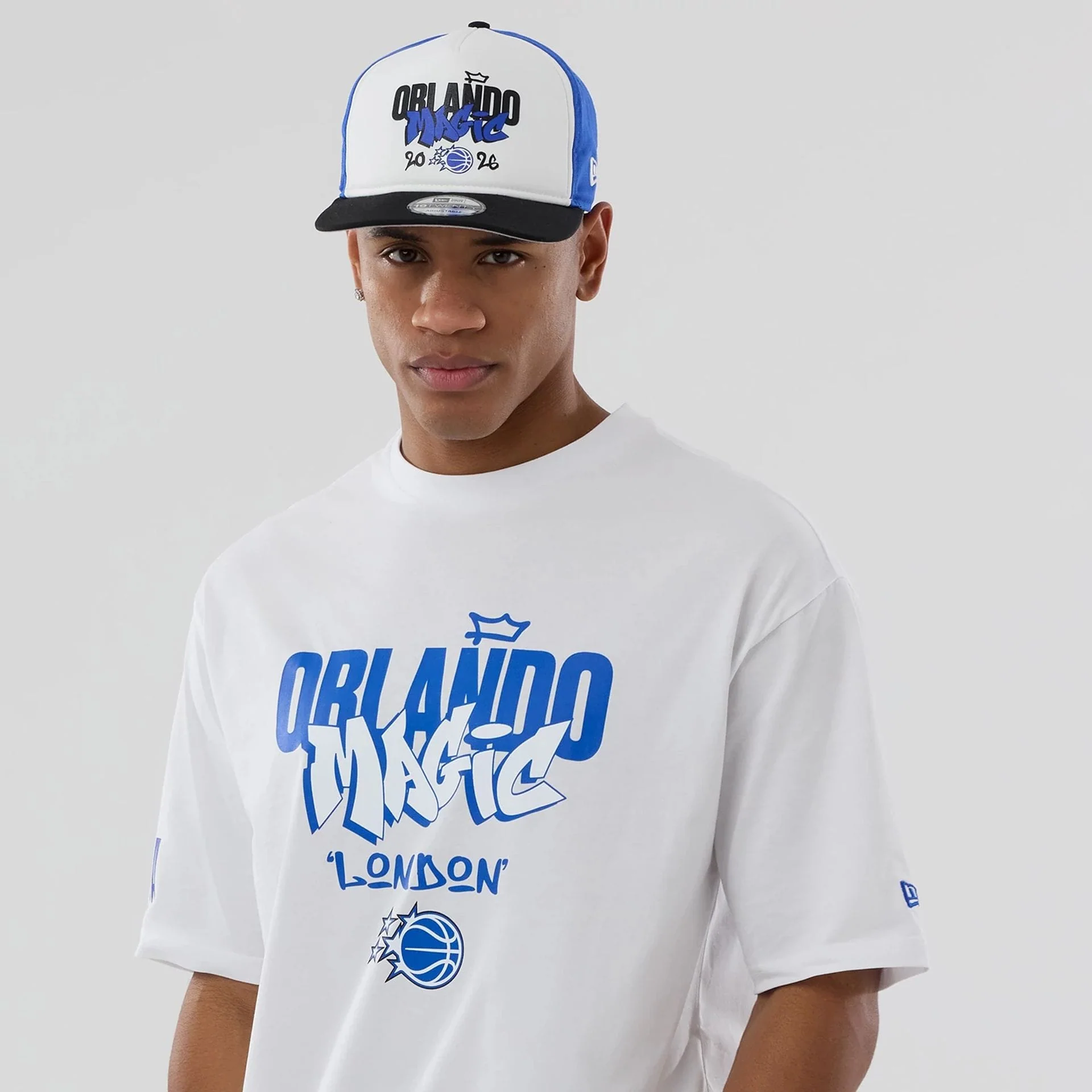 Orlando Magic NBA London Game 2026 White Oversized T-Shirt - Image 6