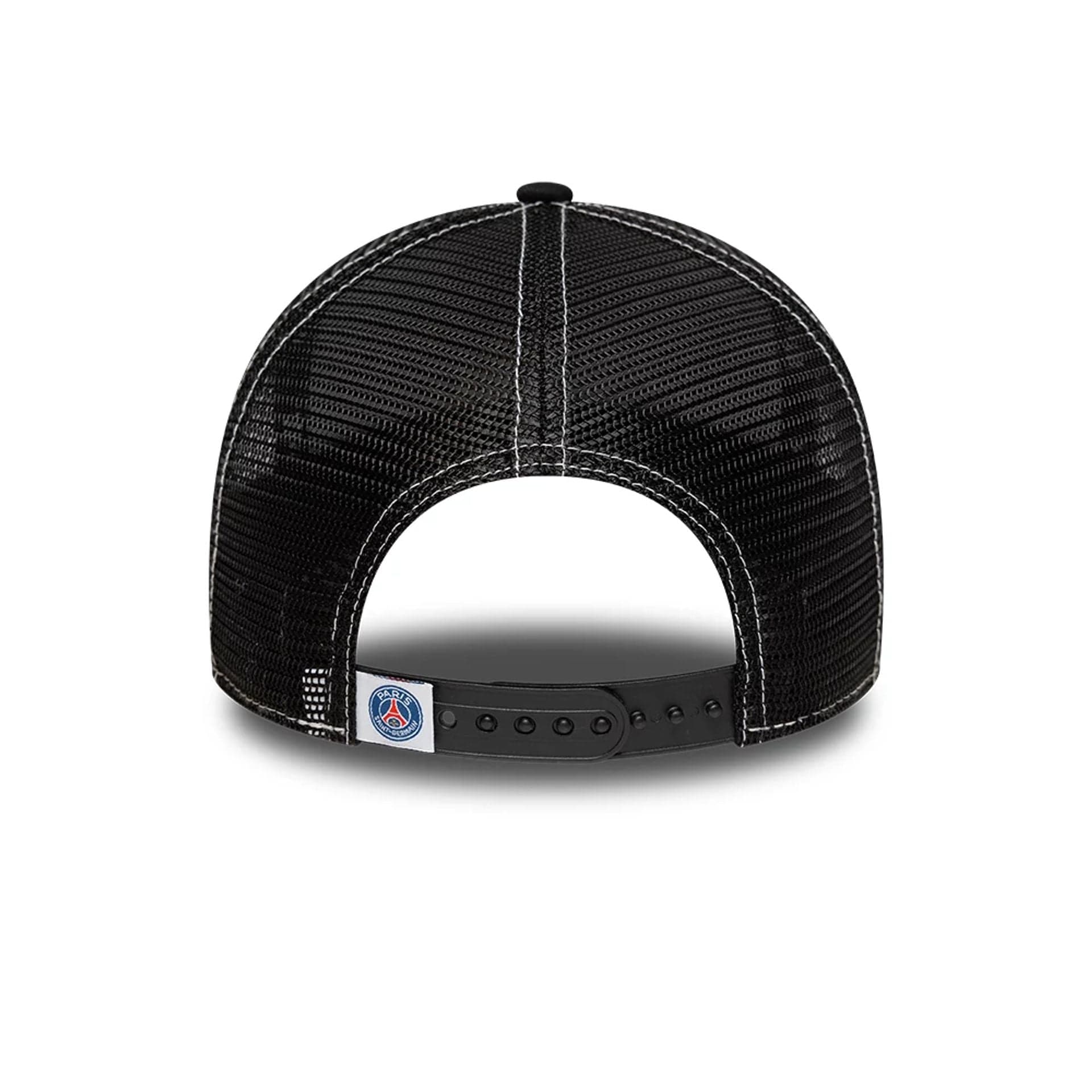 Paris Saint Germain Black 9FORTY E-Frame Trucker Adjustable Cap - Image 4