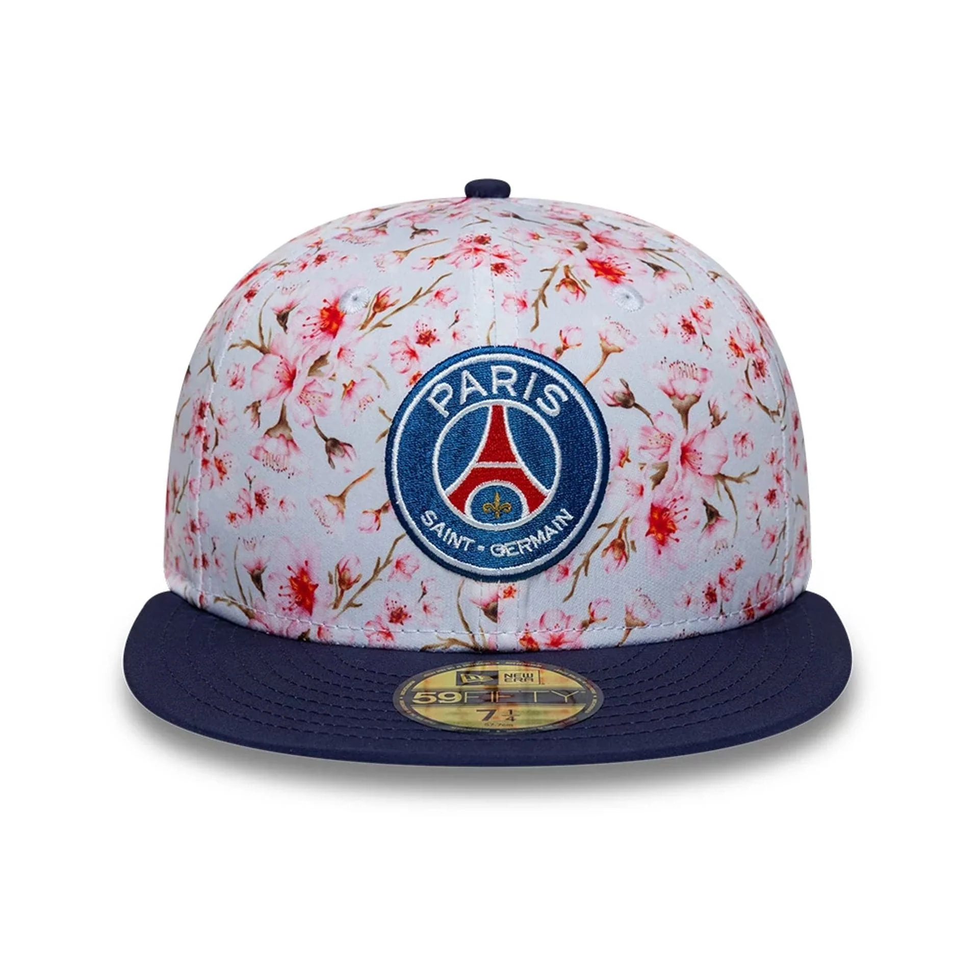 Paris Saint Germain Cherry Blossom Navy 59FIFTY Fitted Cap - Image 2