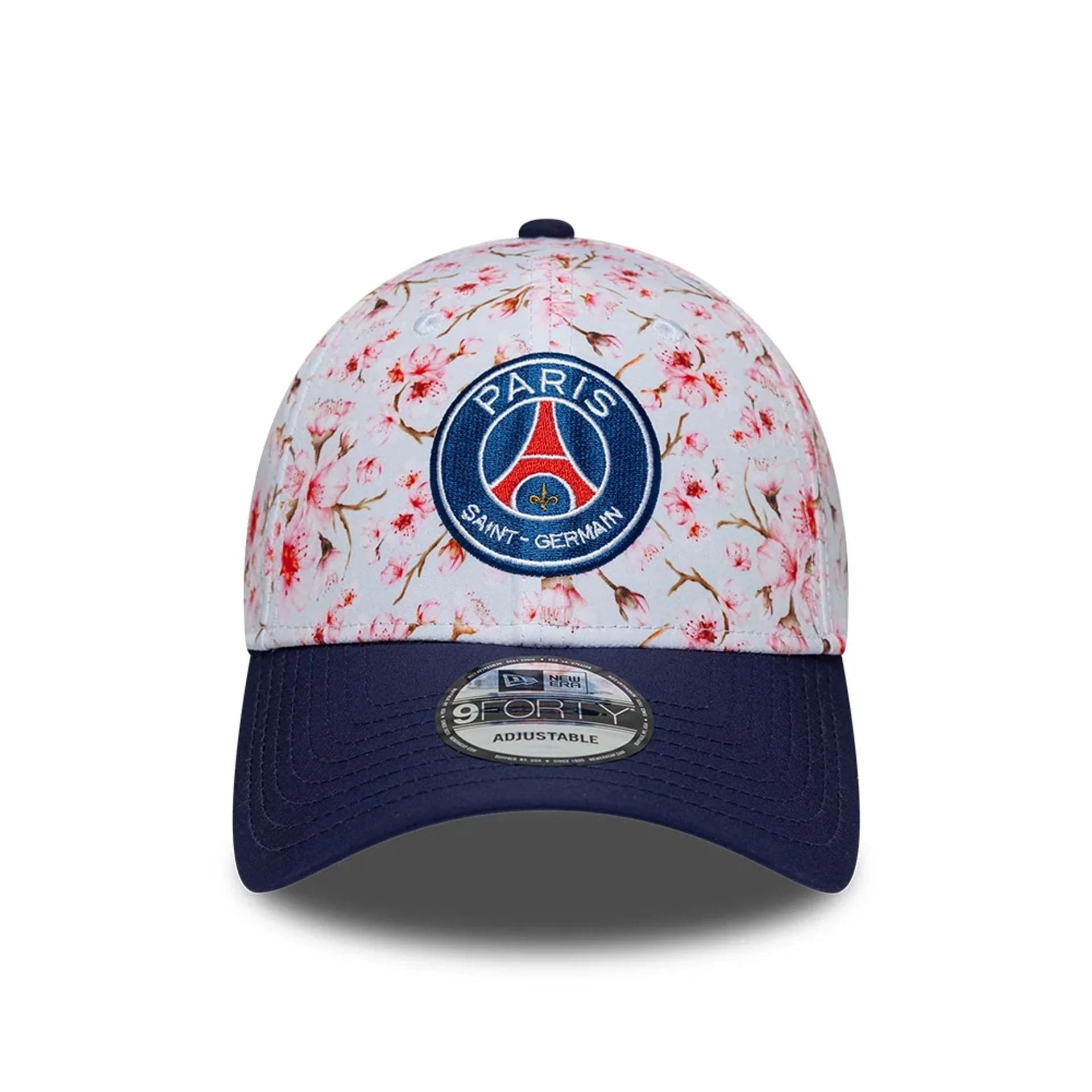 Paris Saint Germain Cherry Blossom Navy 9FORTY Adjustable Cap - Image 2