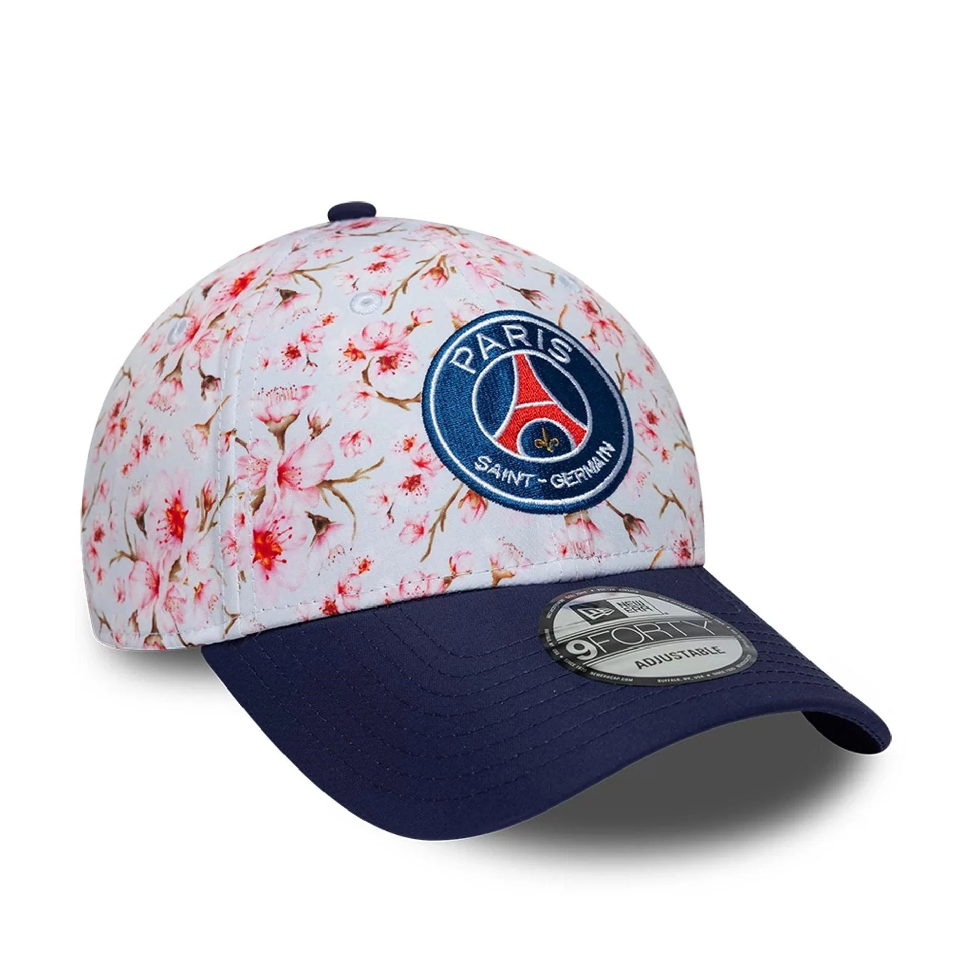 Paris Saint Germain Cherry Blossom Navy 9FORTY Adjustable Cap - Image 3
