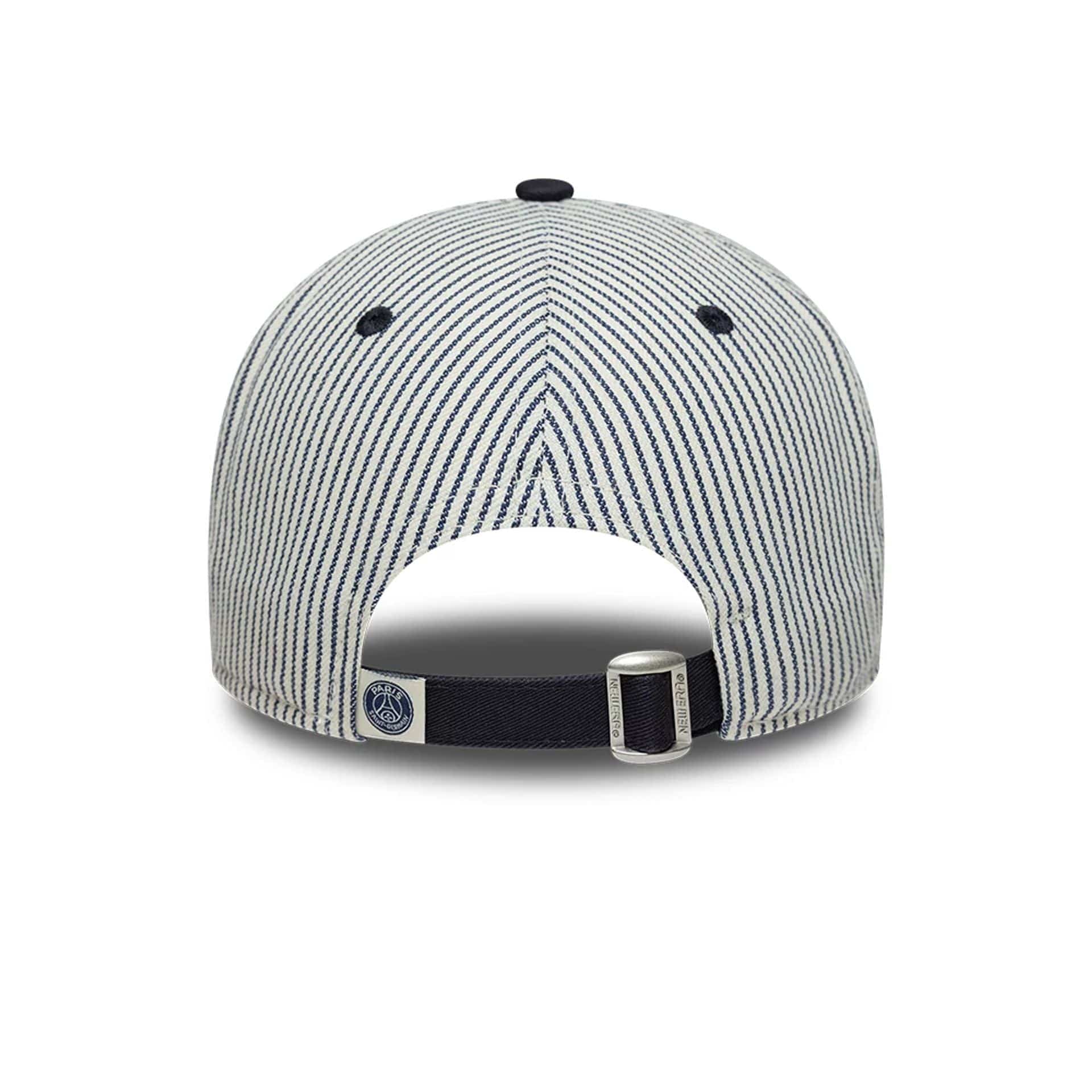 Paris Saint Germain Pinstripe Navy 9FORTY Adjustable Cap - Image 4
