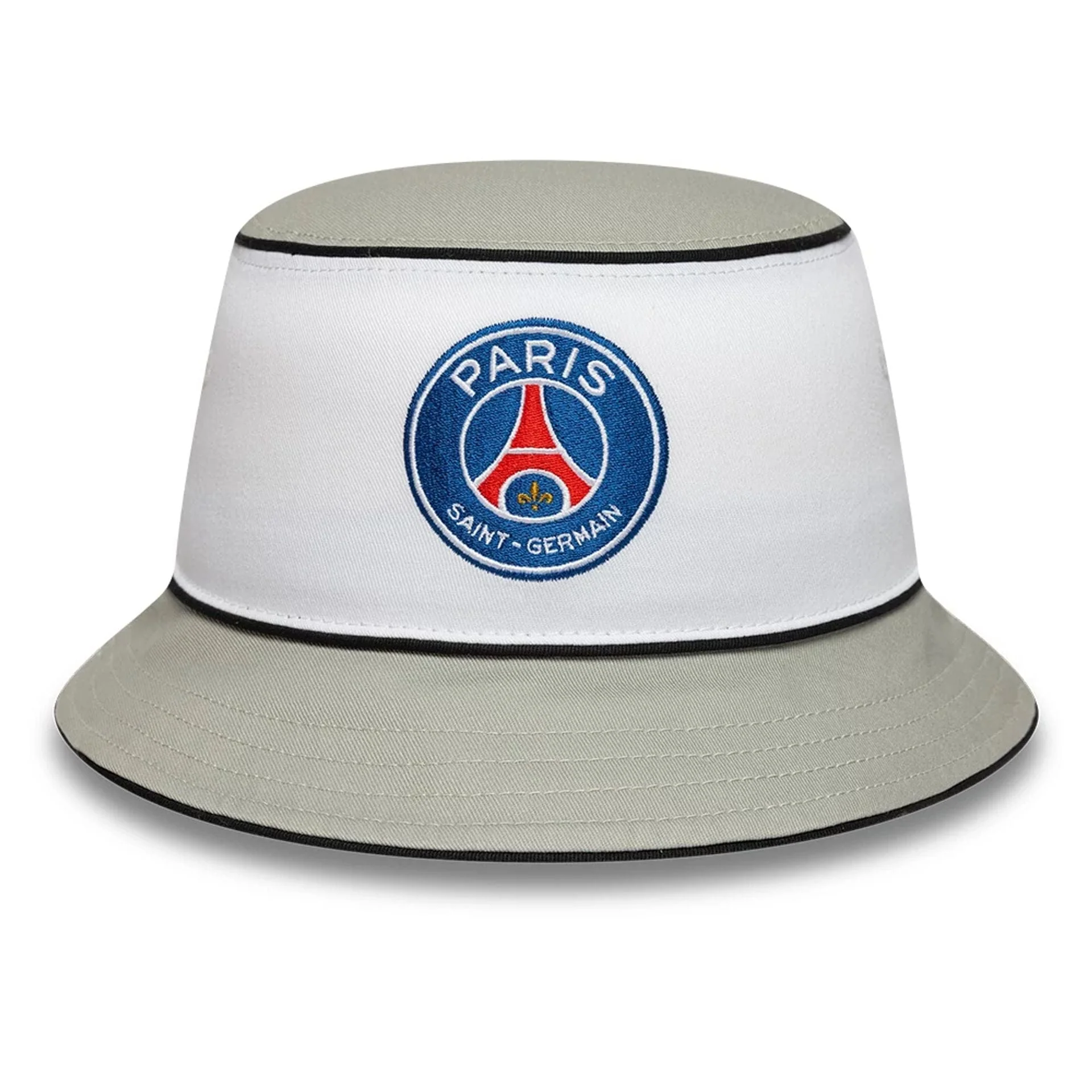 Paris Saint Germain Retro Grey Bucket Hat - Image 2