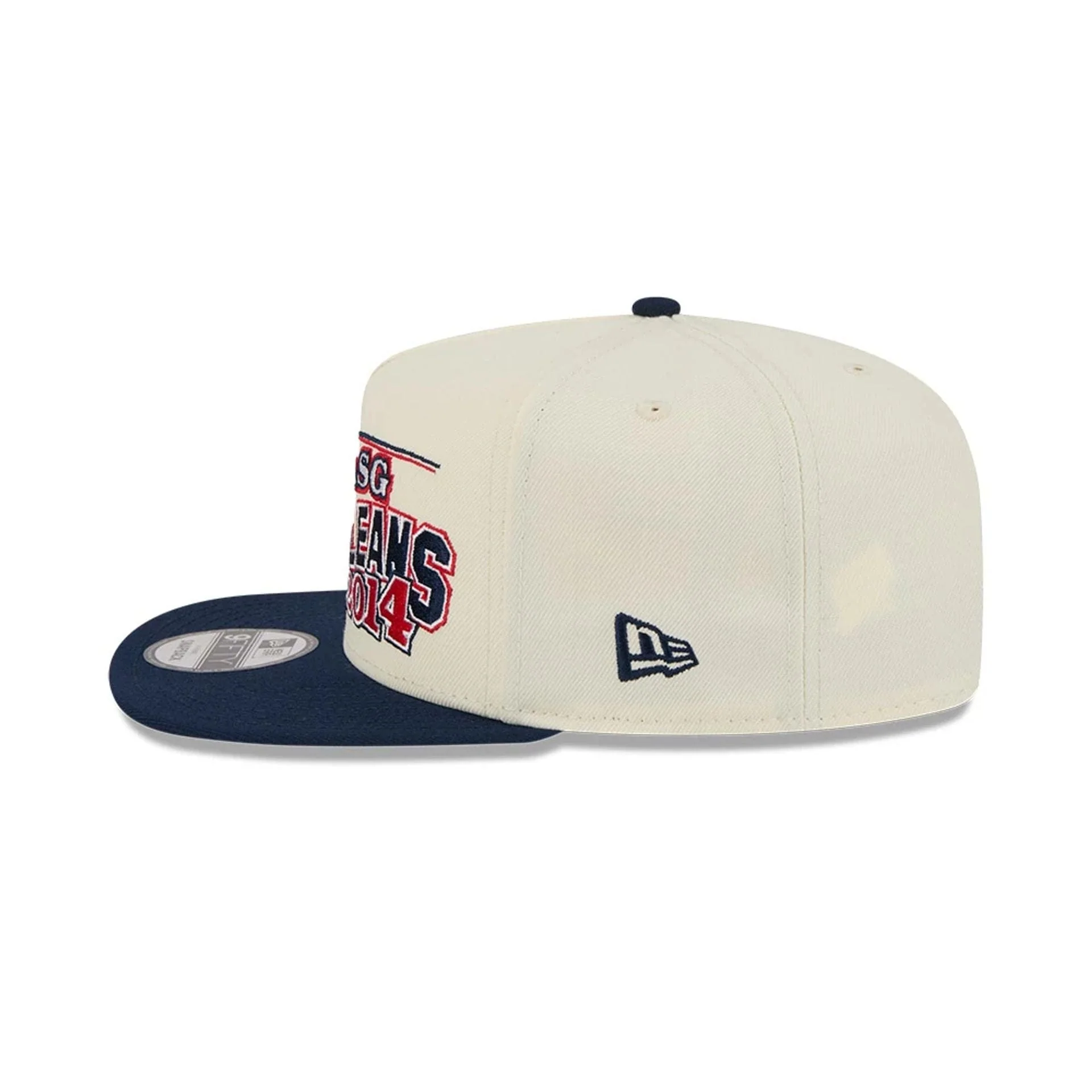 Pelicans NBA Hardwood Classic ASG White 9FIFTY A-Frame Snapback Cap - Image 7
