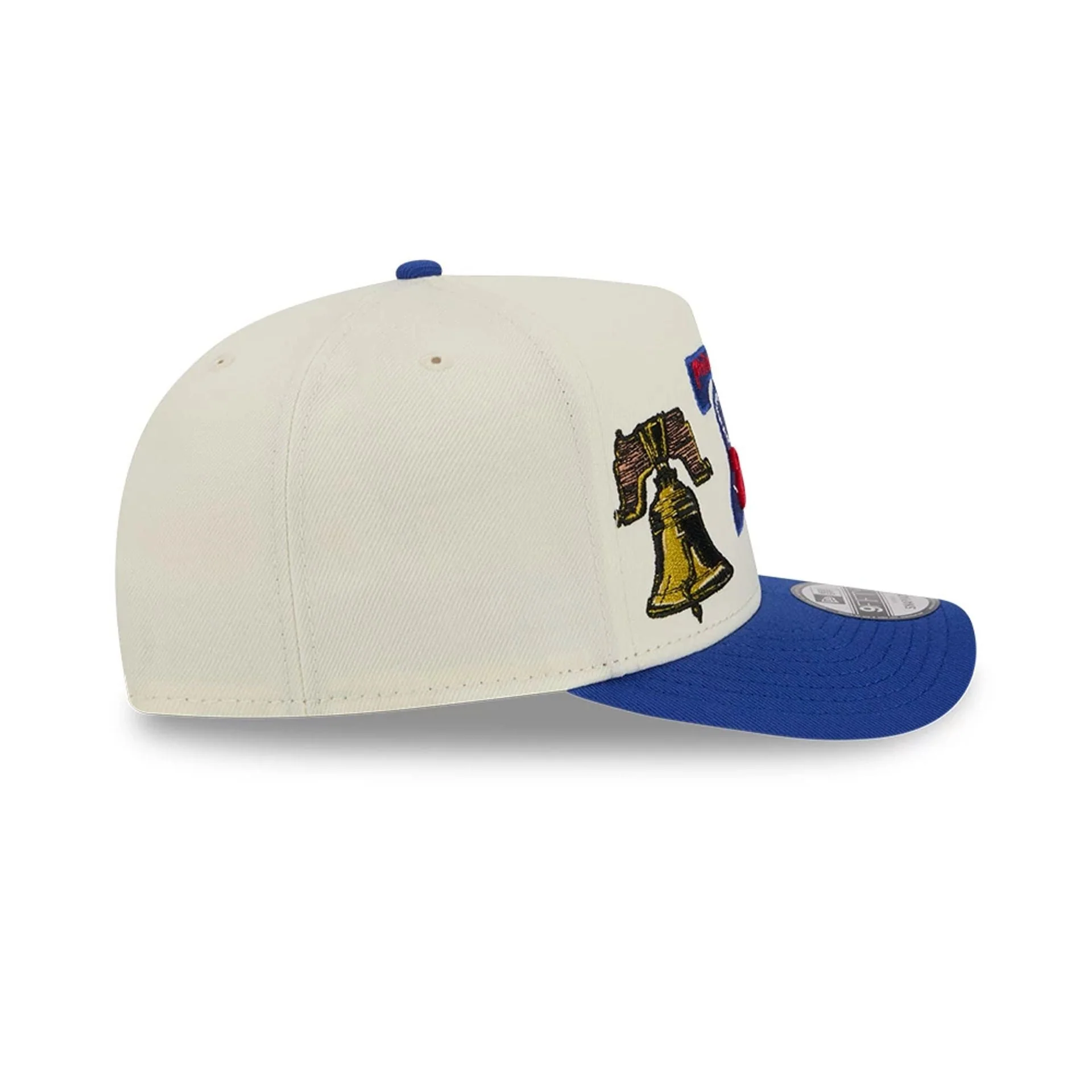 Philadelphia 76ers NBA Blue 9FIFTY A-Frame Snapback Adjustable Cap - Image 5