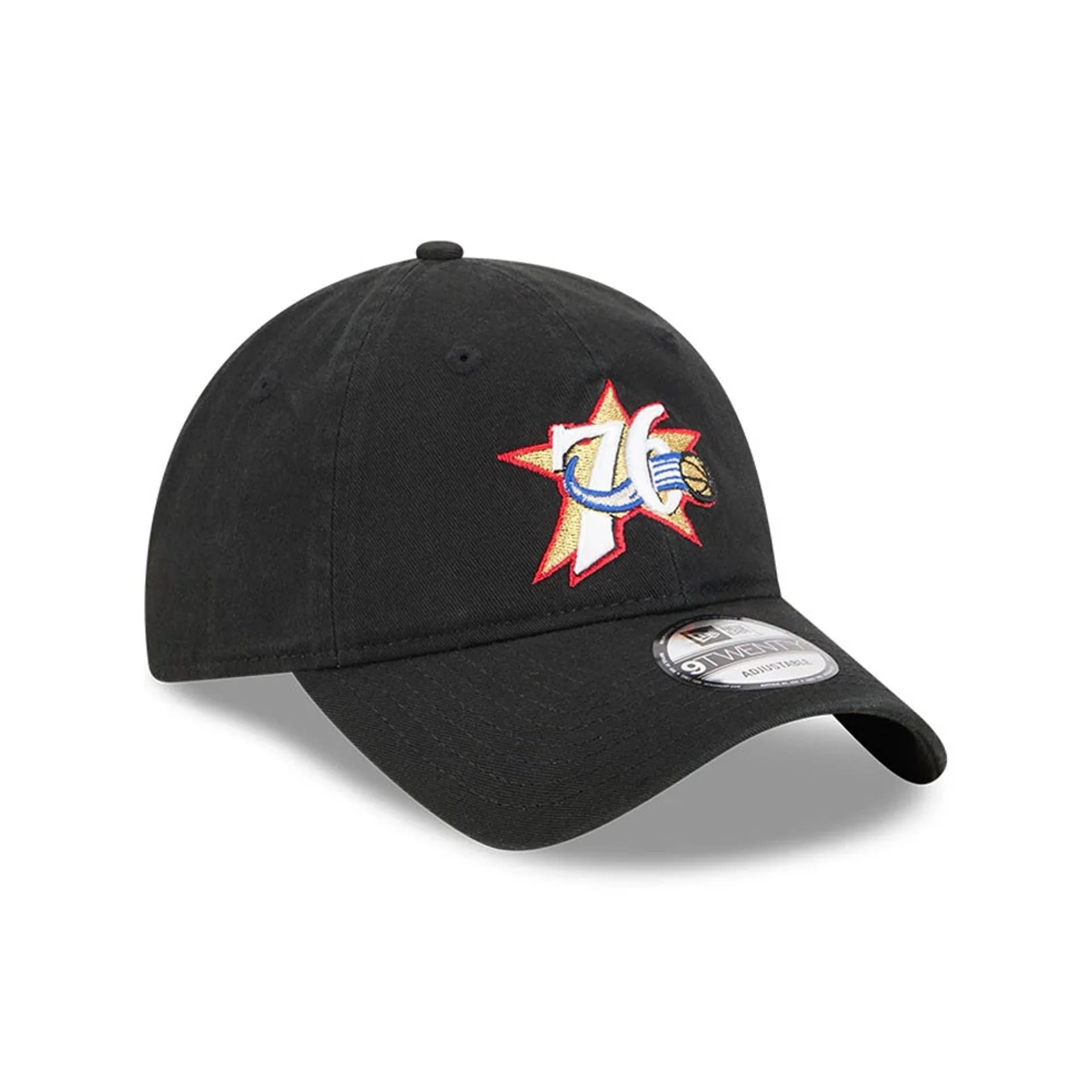 Philadelphia 76ers NBA Classic Black 9TWENTY Adjustable Cap - Image 3