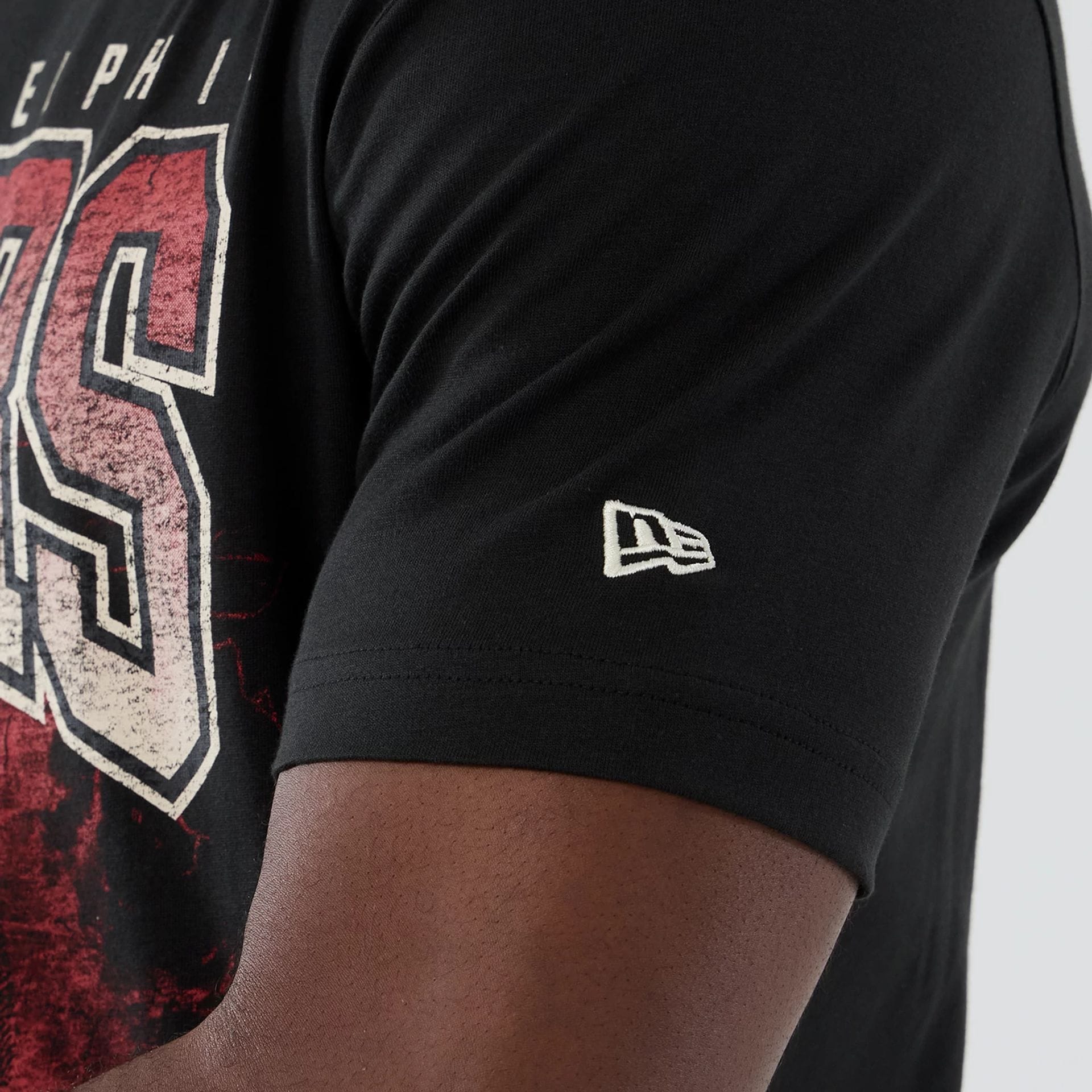 Philadelphia 76ers NBA Hardwood Classic Black T-Shirt - Image 4
