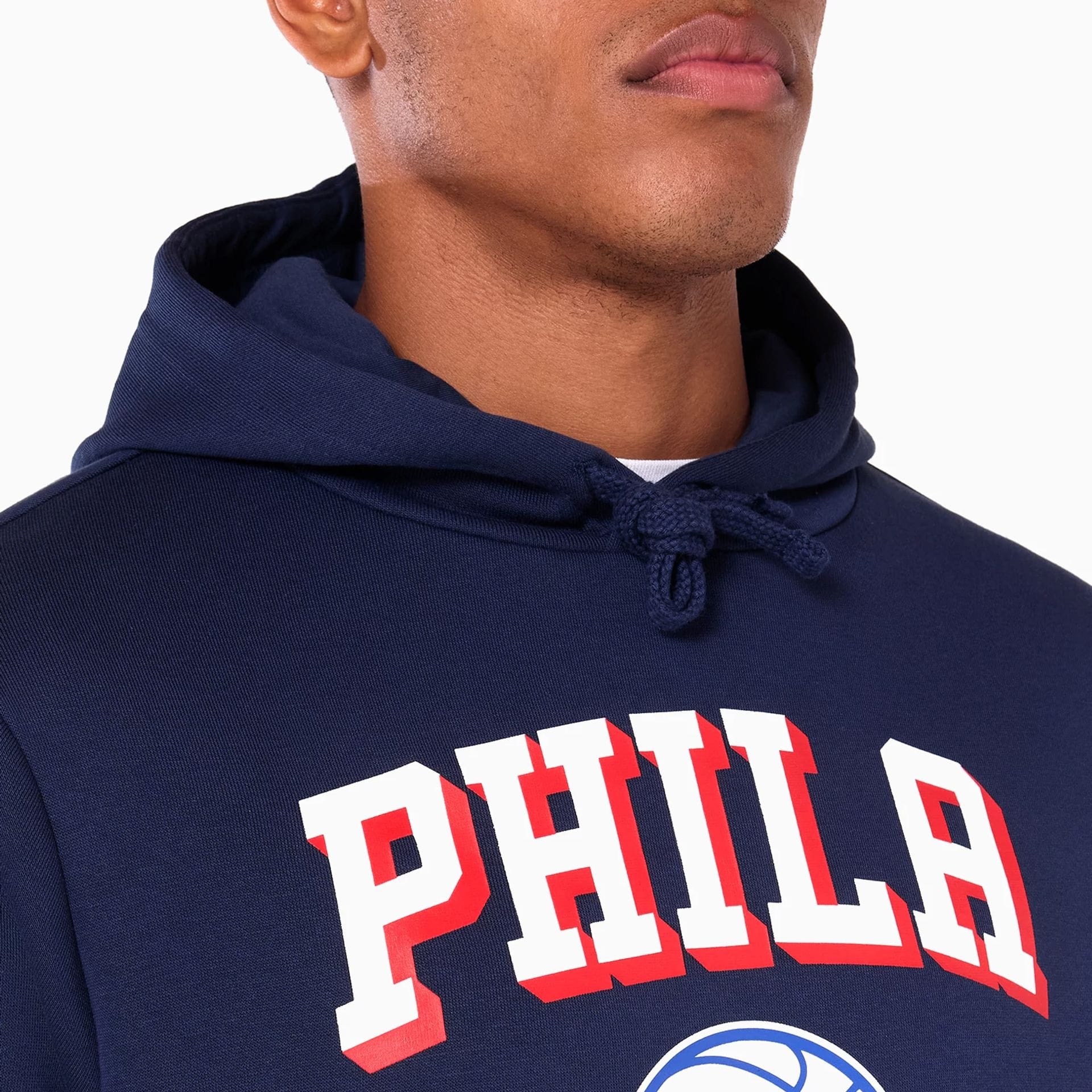 Philadelphia 76ers NBA Navy Pullover Hoodie - Image 2