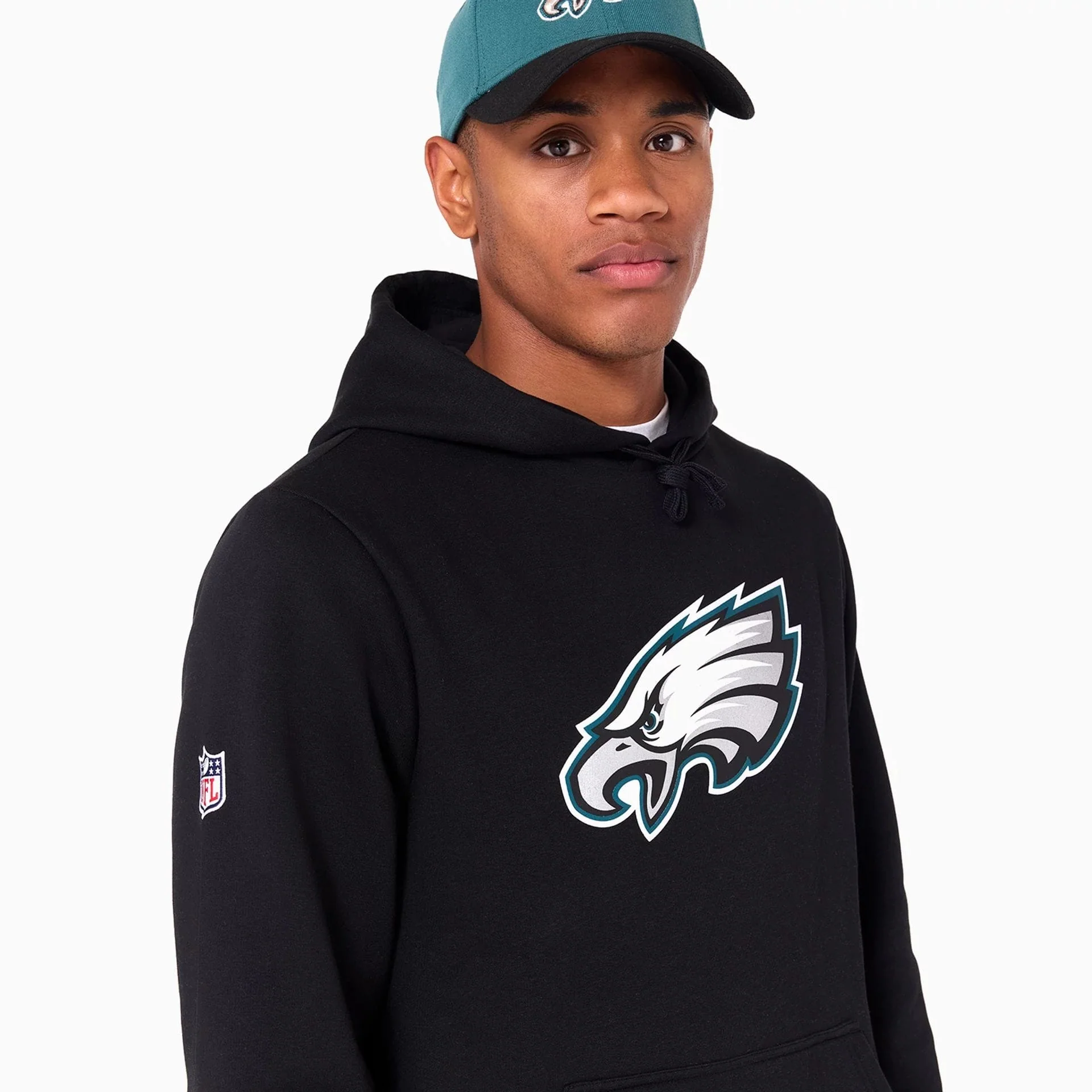 Philadelphia Eagles NFL Black Pullover Hoodie - Image 5