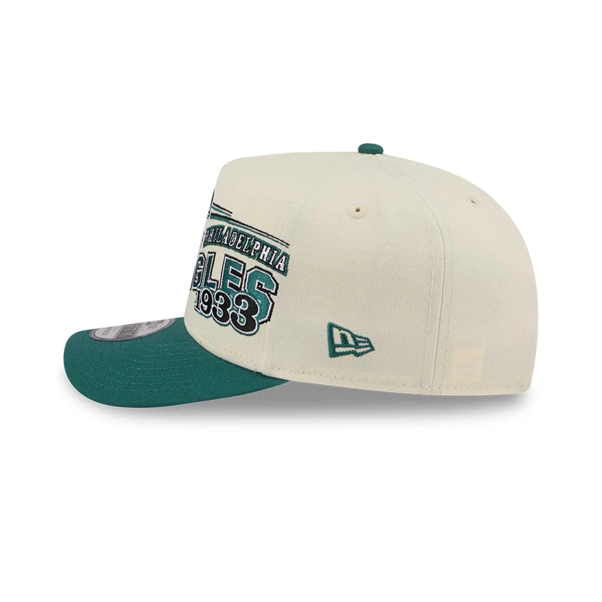 Philadelphia Eagles NFL Classic White 9FIFTY A-Frame Snapback Cap - Image 5
