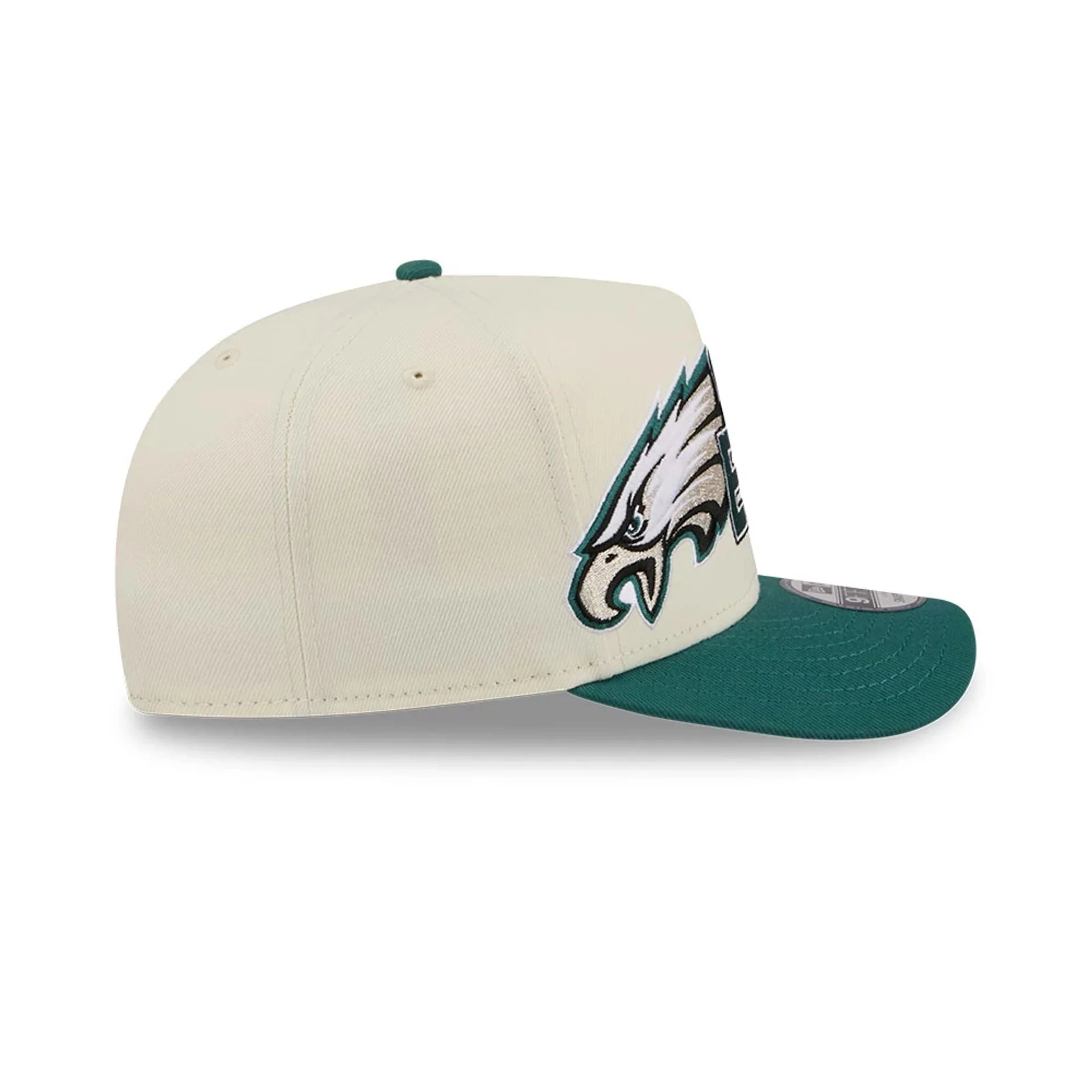 Philadelphia Eagles NFL Classic White 9FIFTY A-Frame Snapback Cap - Image 6
