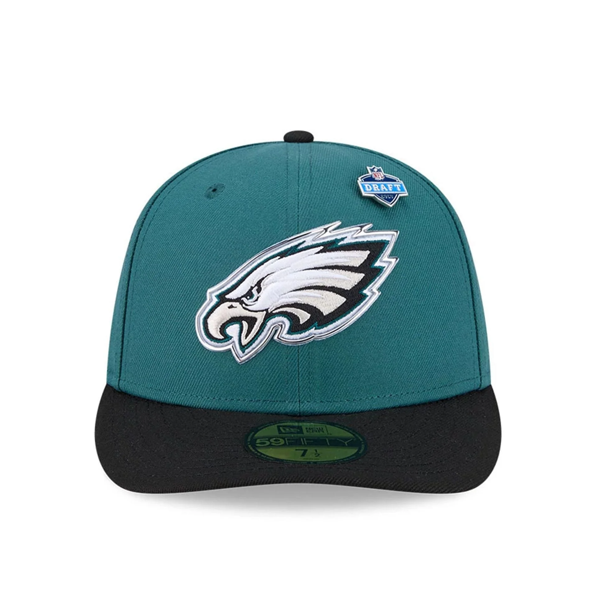 Philadelphia Eagles NFL Draft 2026 Dark Green 59FIFTY Fitted Cap - Image 3