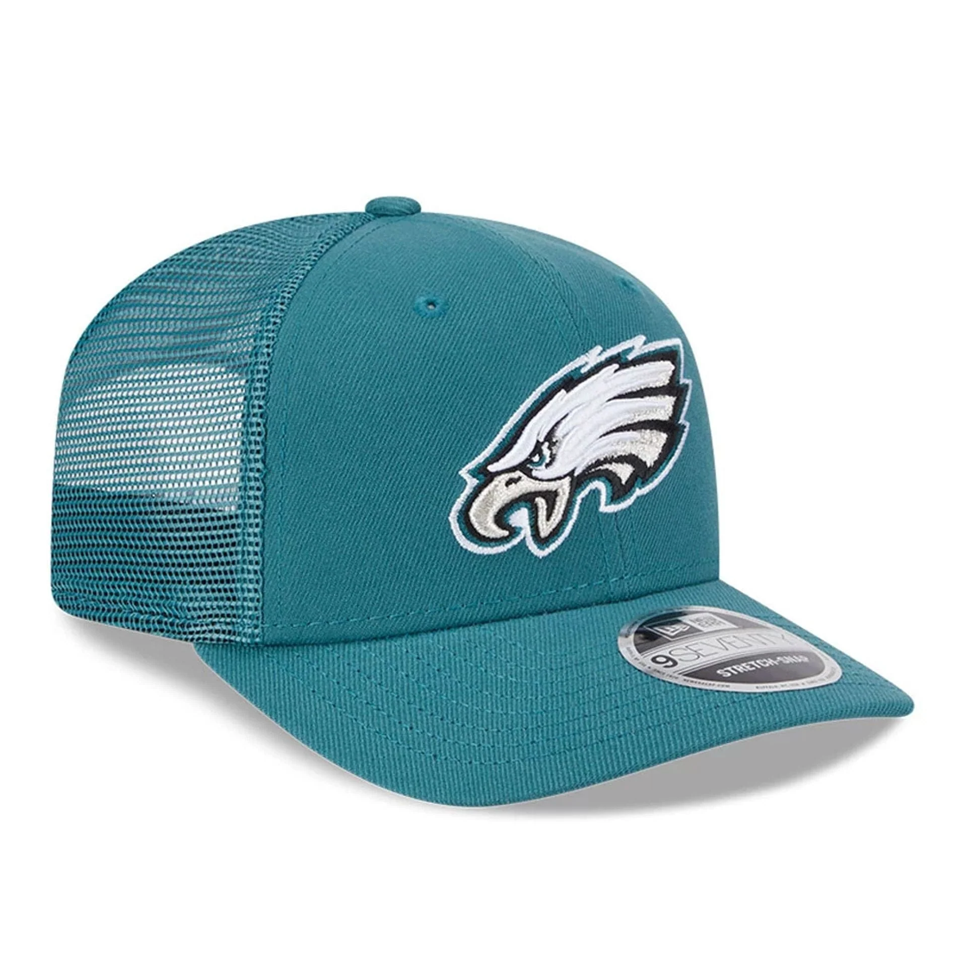 Philadelphia Eagles NFL Evergreen Dark Green 9SEVENTY Stretch Snap Cap - Image 4