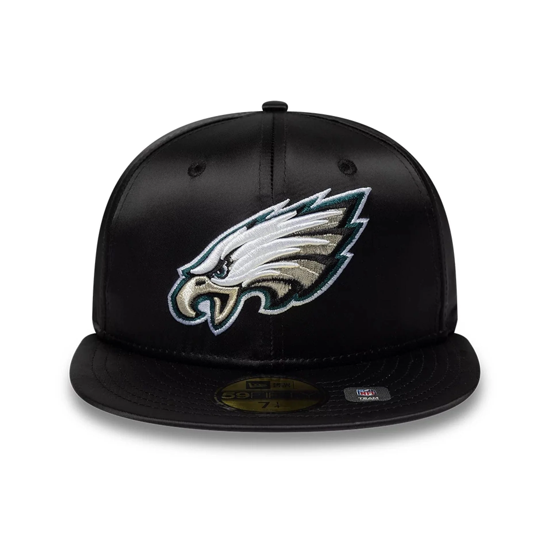 Philadelphia Eagles NFL Satin Black 59FIFTY Fitted Cap - Image 2