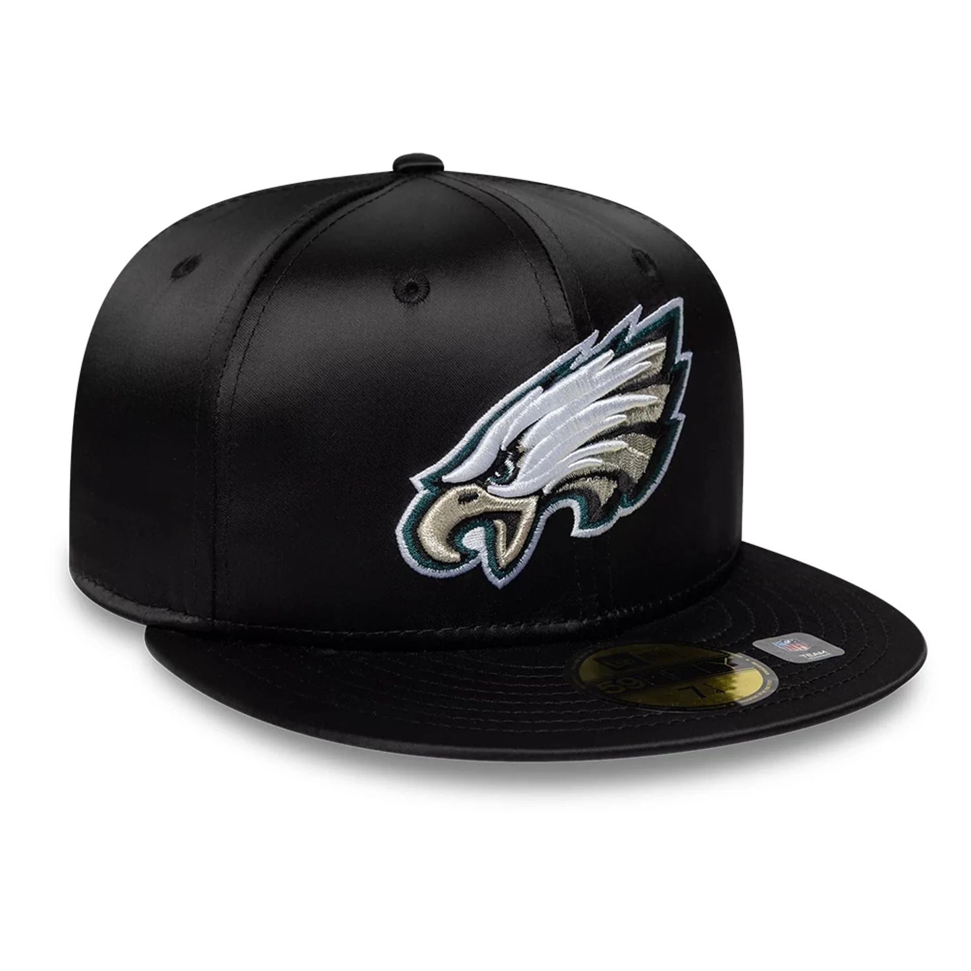 Philadelphia Eagles NFL Satin Black 59FIFTY Fitted Cap - Image 3