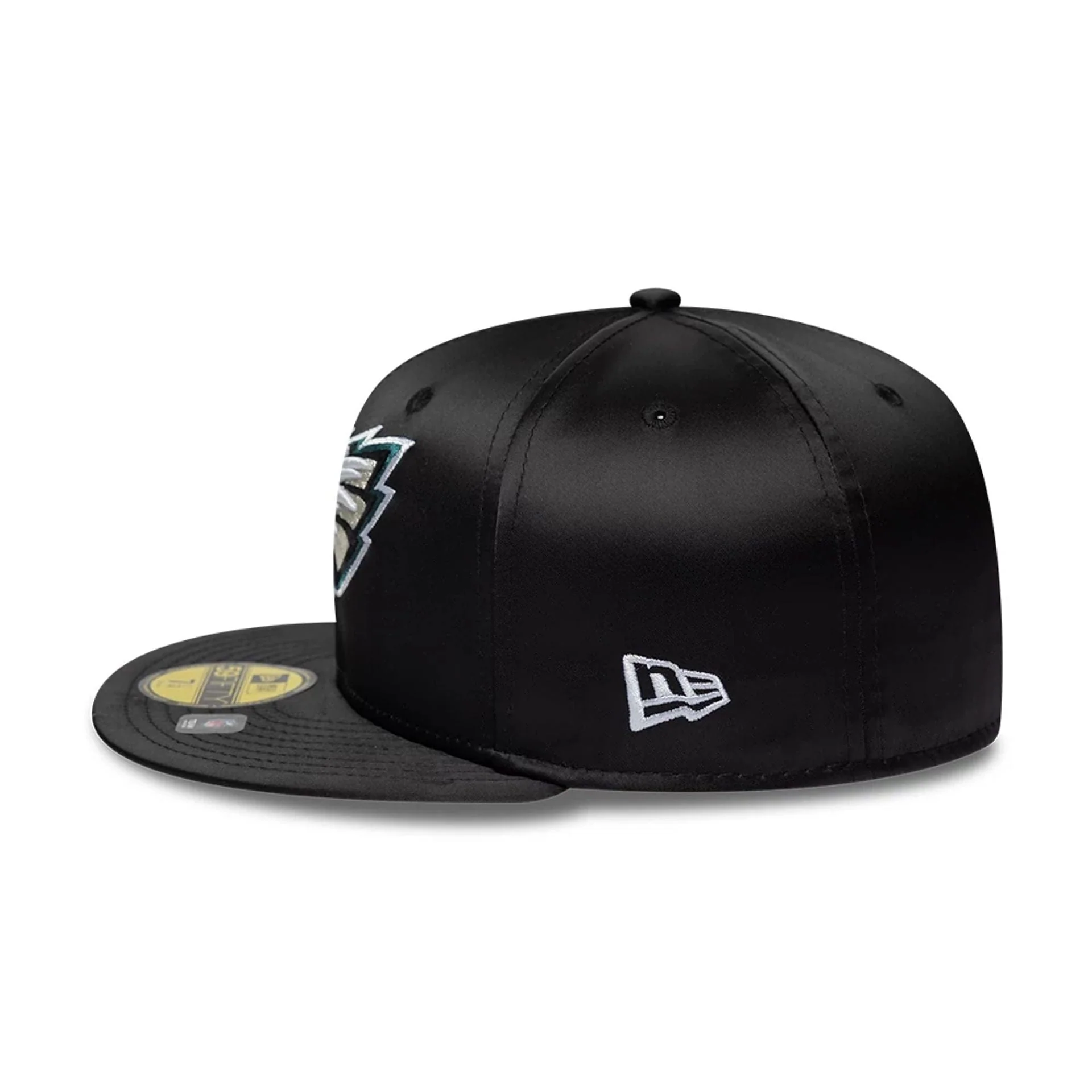 Philadelphia Eagles NFL Satin Black 59FIFTY Fitted Cap - Image 5