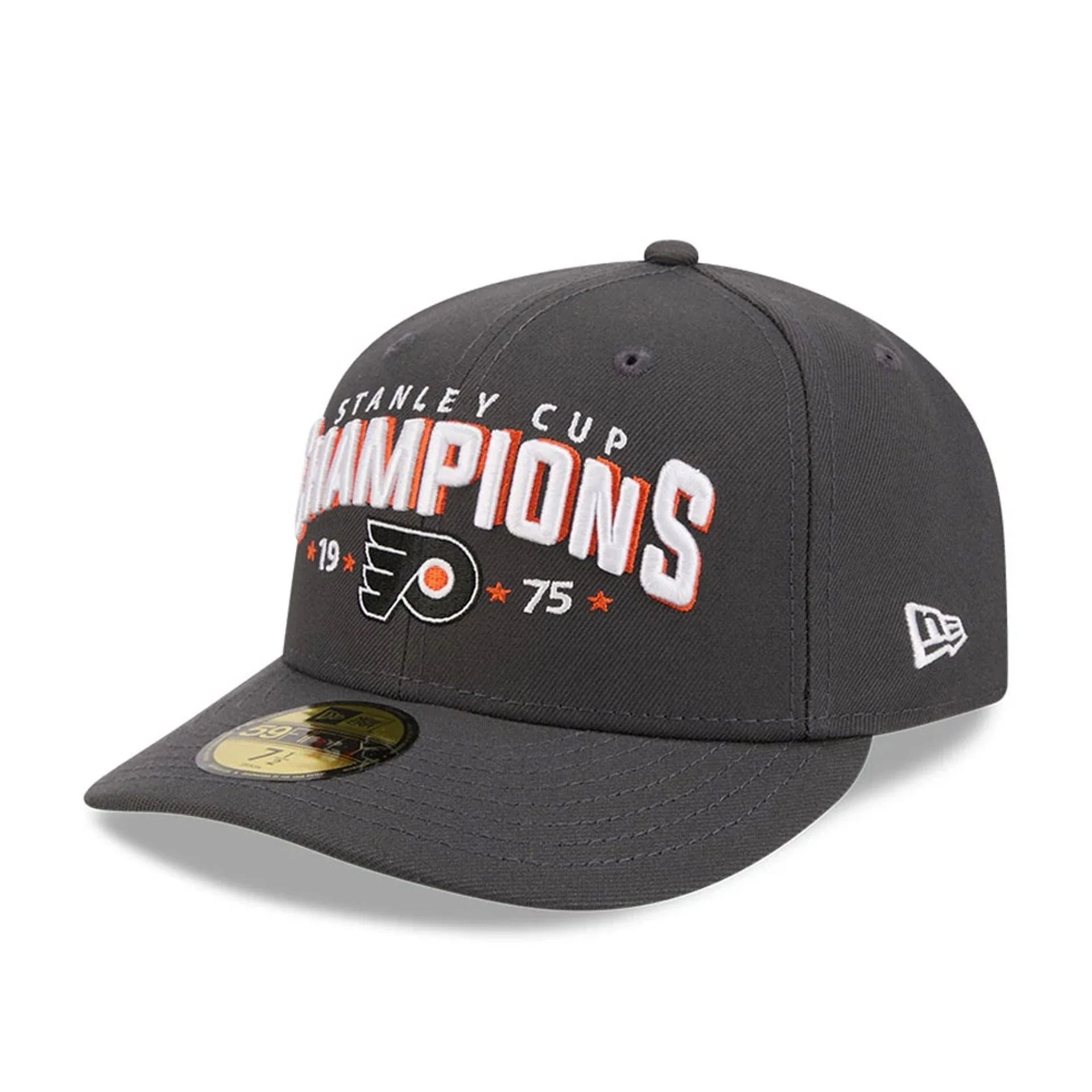 Philadelphia Flyers NHL Stanley Cup Champions Dark Grey 59FIFTY Fitted Cap - Image 4